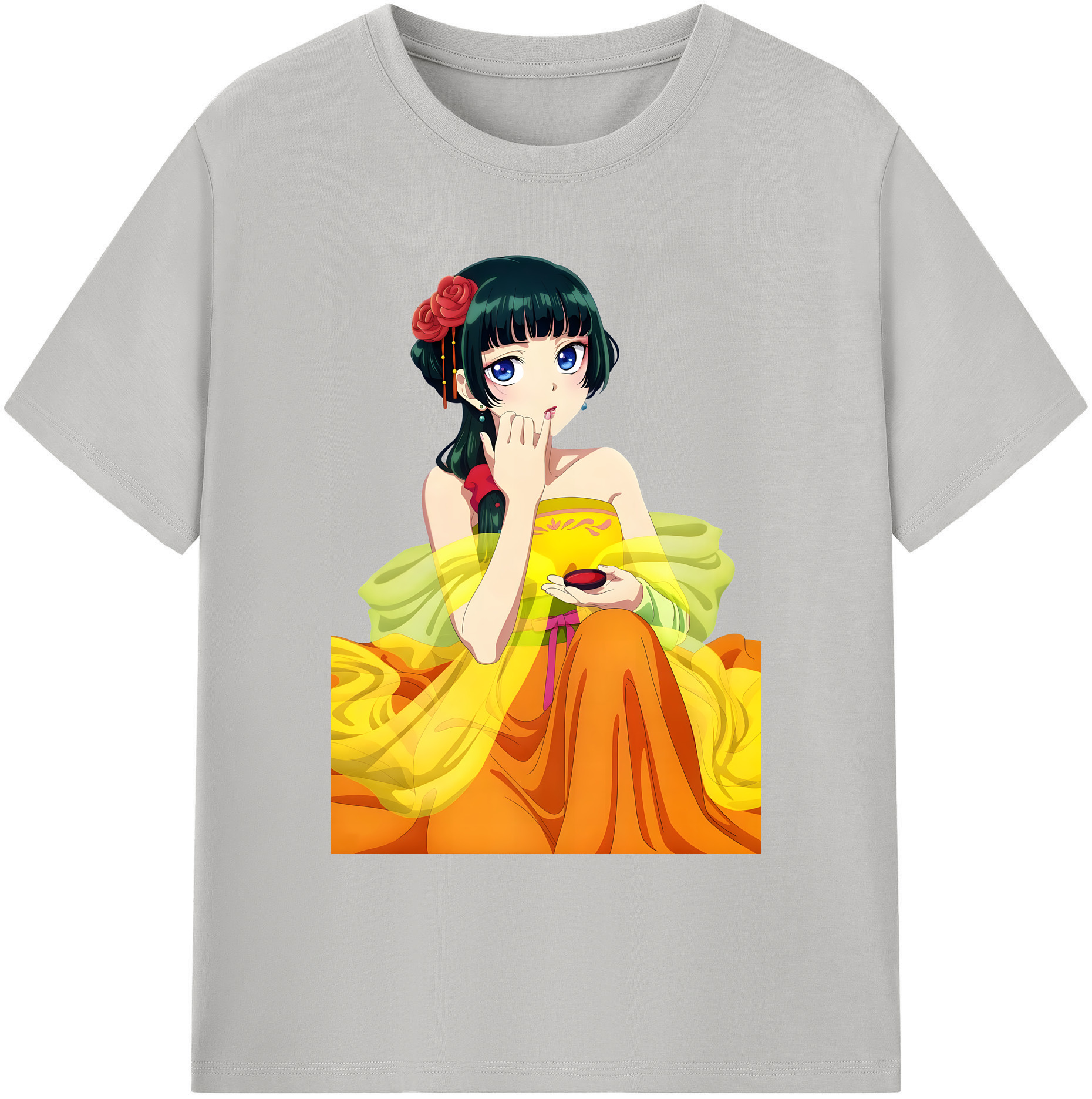 （画像用） 薬屋のひとりごと The Apothecary Diaries 綿100％ メンズ半袖Tシャツ｜肌触りやわらか＆通気性
