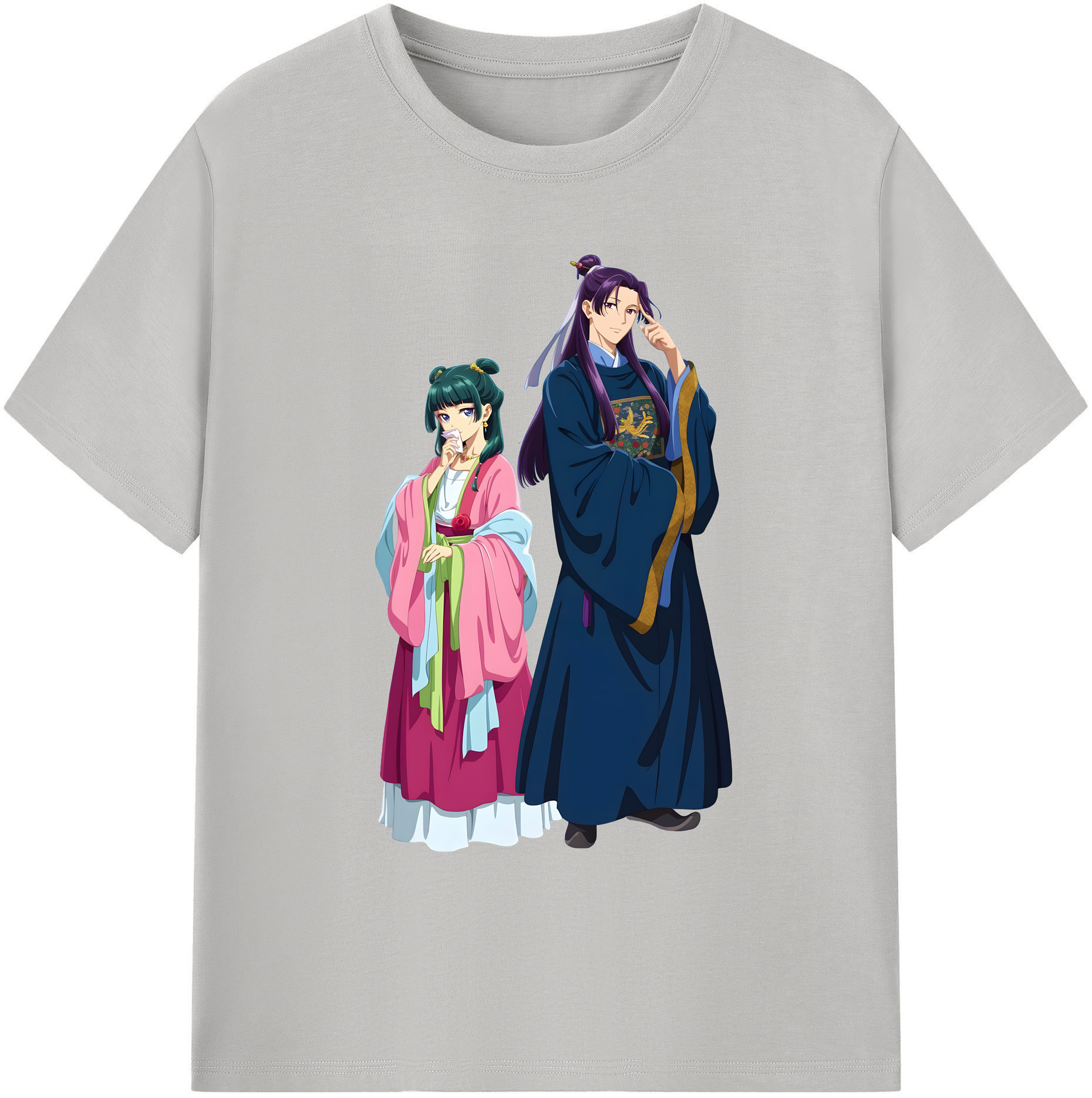 （画像用） 薬屋のひとりごと The Apothecary Diaries 綿100％ メンズ半袖Tシャツ｜肌触りやわらか＆通気性