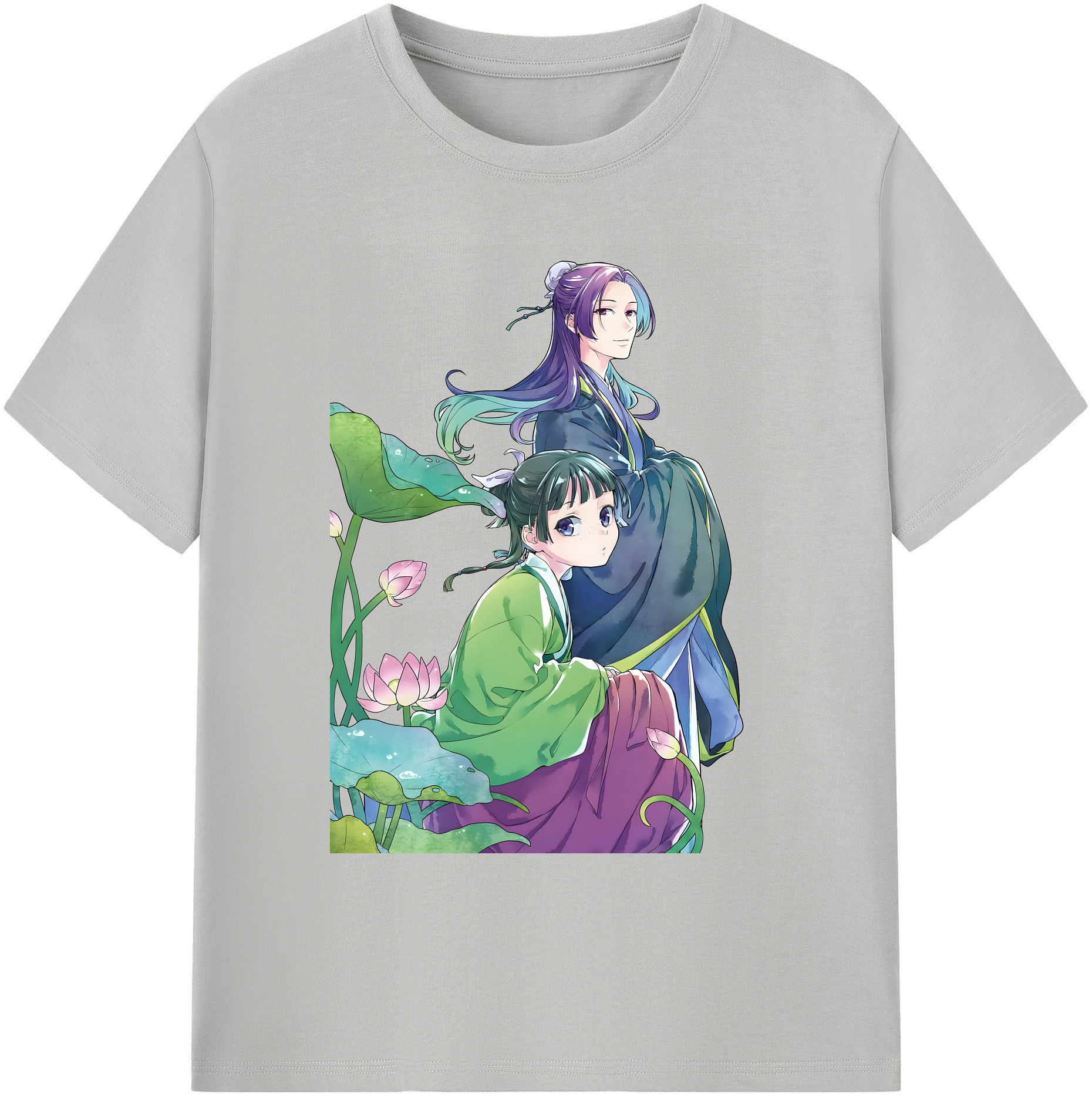 （画像用） 薬屋のひとりごと The Apothecary Diaries 綿100％ メンズ半袖Tシャツ｜肌触りやわらか＆通気性