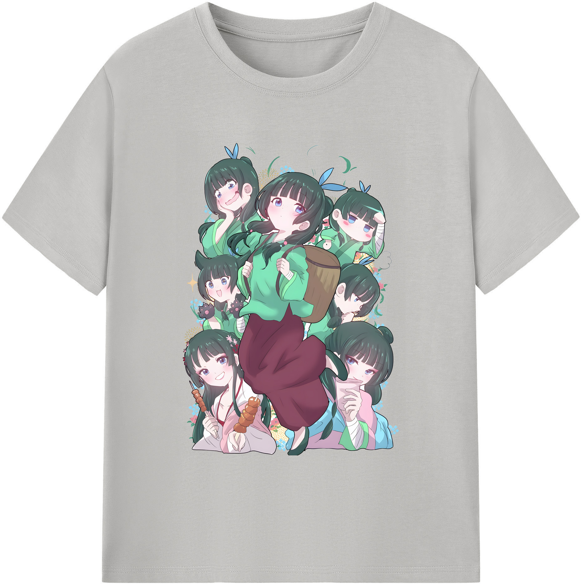 （画像用） 薬屋のひとりごと The Apothecary Diaries 綿100％ メンズ半袖Tシャツ｜肌触りやわらか＆通気性