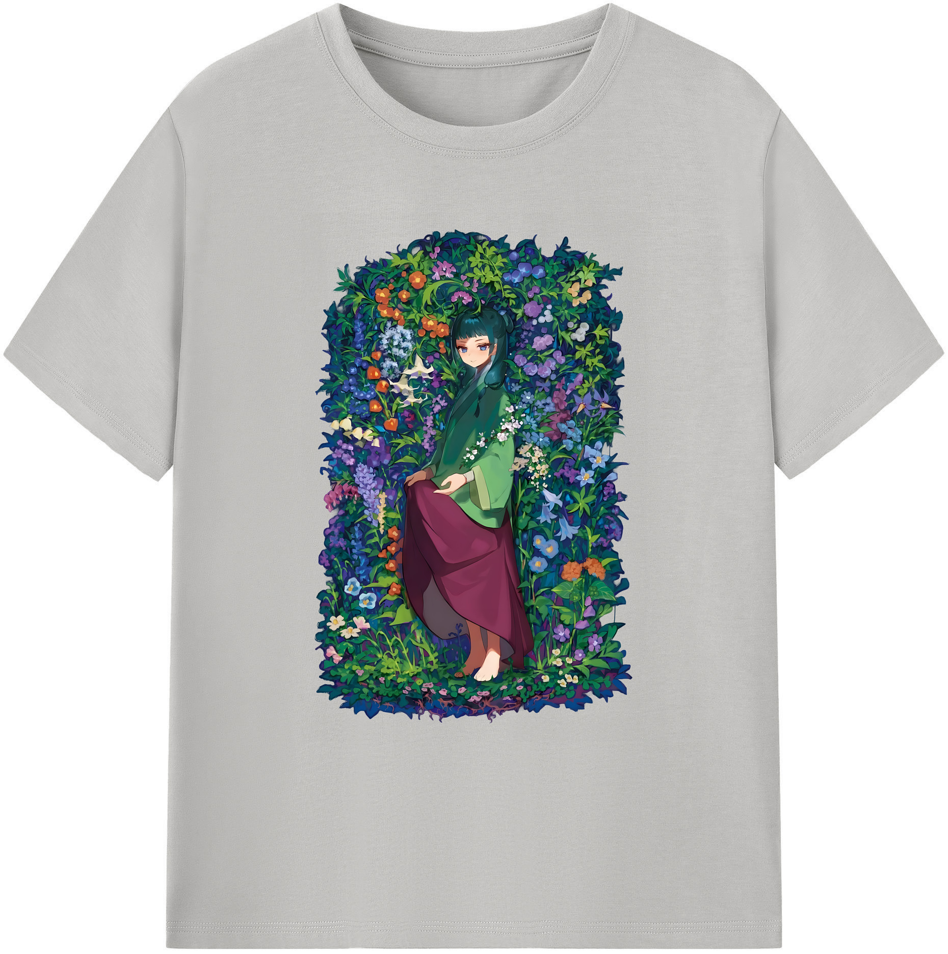 （画像用） 薬屋のひとりごと The Apothecary Diaries 綿100％ メンズ半袖Tシャツ｜肌触りやわらか＆通気性