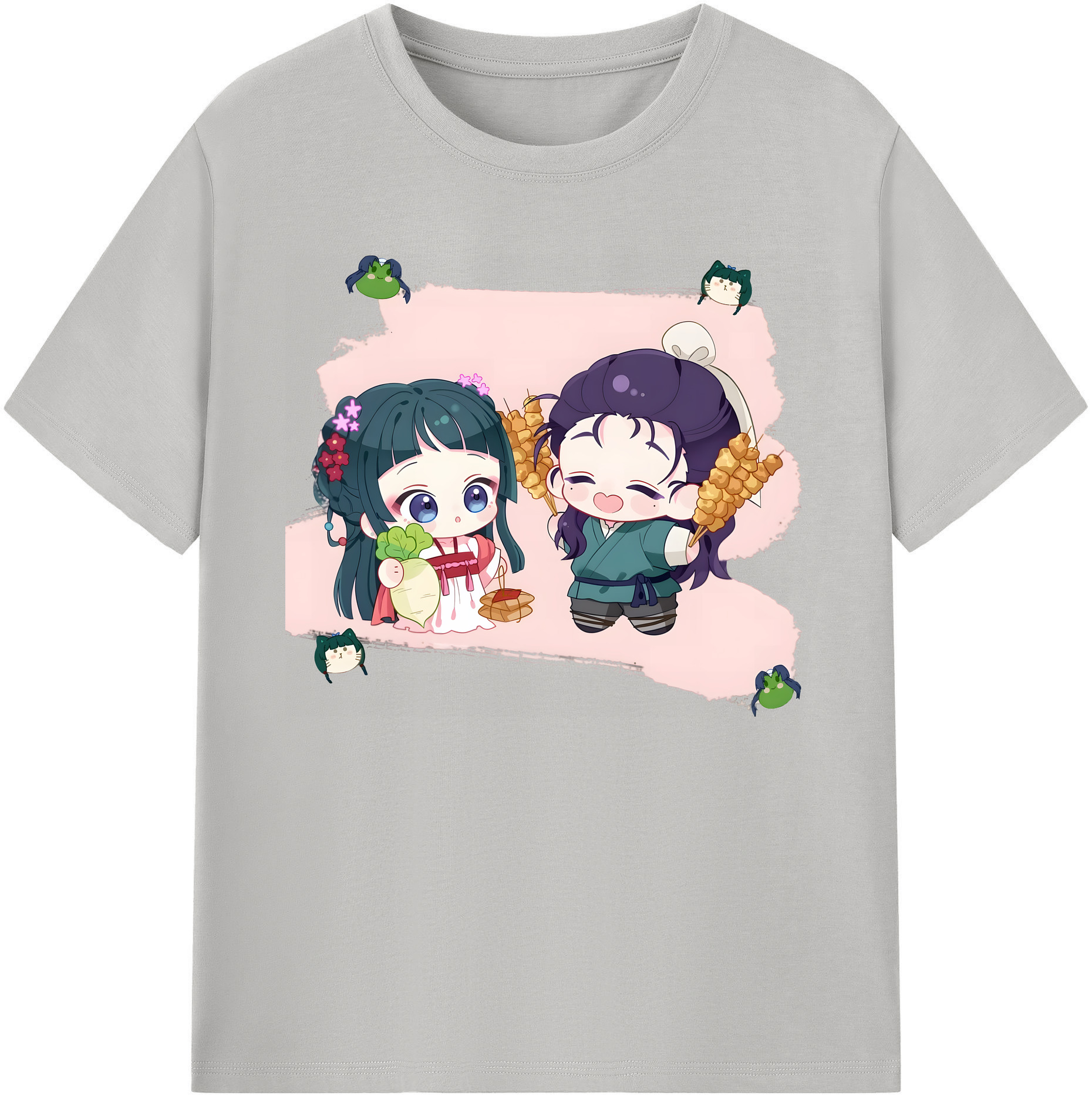 （画像用） 薬屋のひとりごと The Apothecary Diaries 綿100％ メンズ半袖Tシャツ｜肌触りやわらか＆通気性