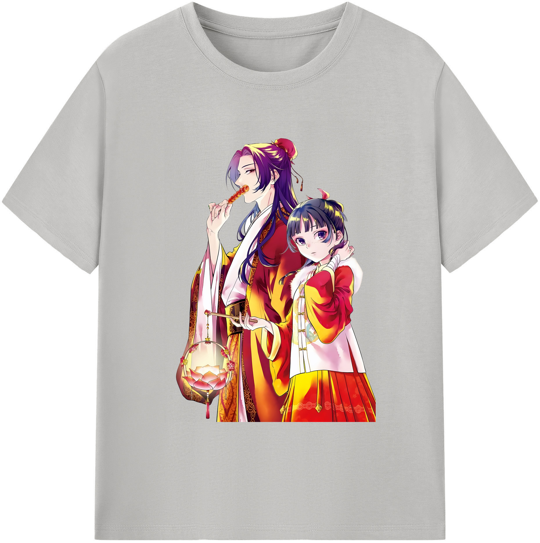 （画像用） 薬屋のひとりごと The Apothecary Diaries 綿100％ メンズ半袖Tシャツ｜肌触りやわらか＆通気性