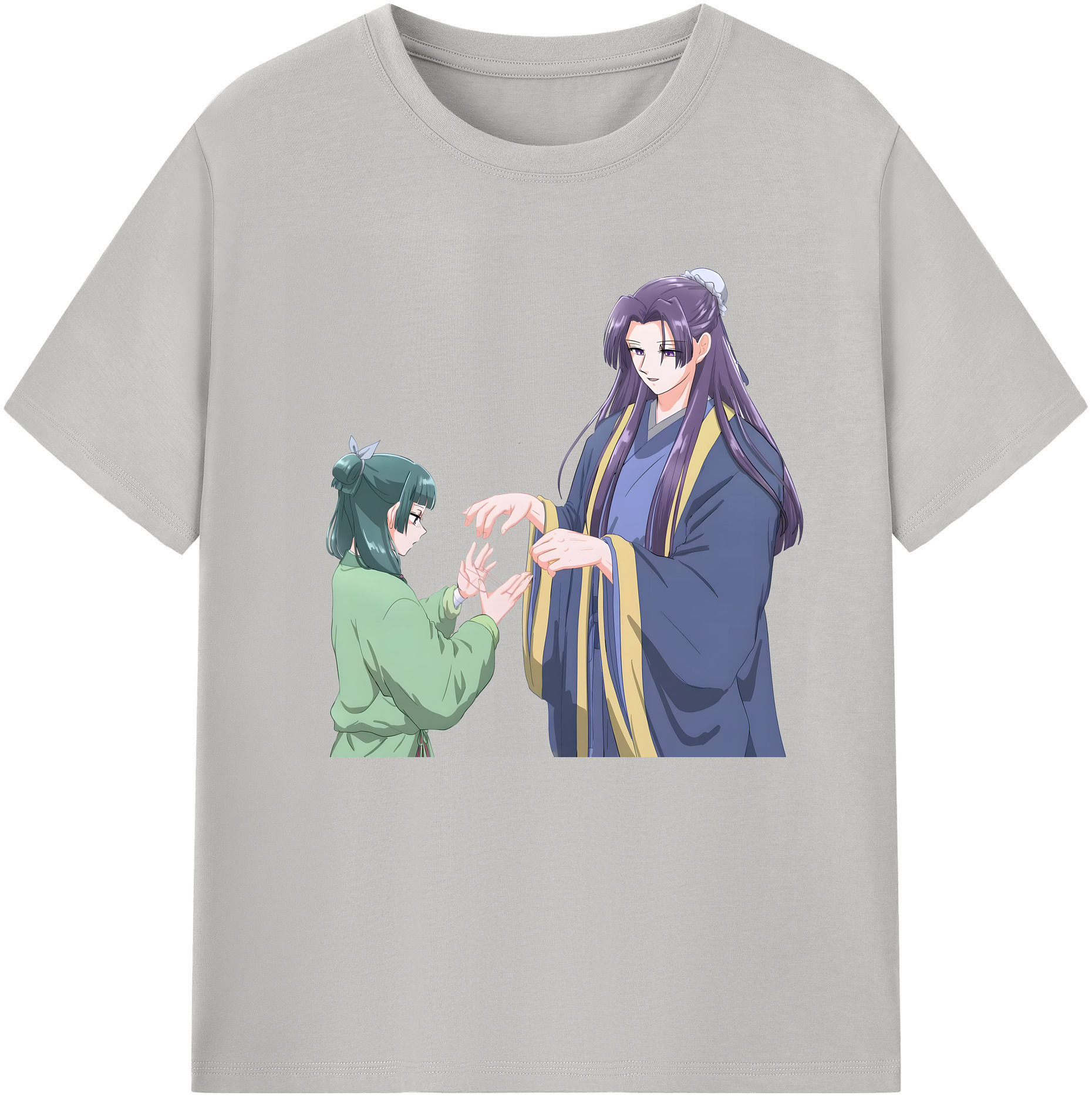 （画像用） 薬屋のひとりごと The Apothecary Diaries 綿100％ メンズ半袖Tシャツ｜肌触りやわらか＆通気性