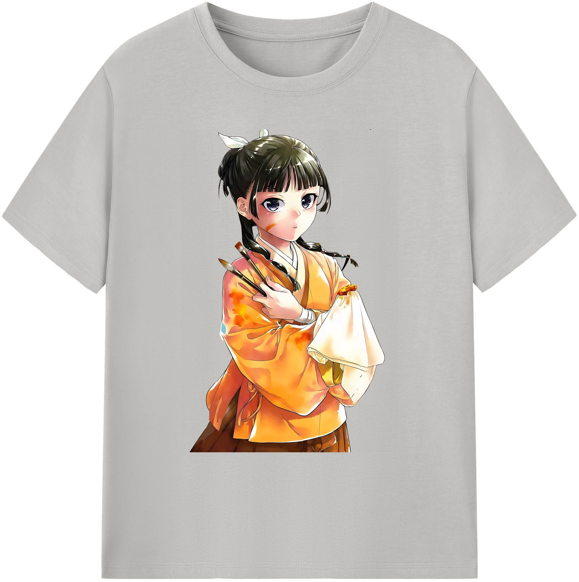 （画像用） 薬屋のひとりごと The Apothecary Diaries 綿100％ メンズ半袖Tシャツ｜肌触りやわらか＆通気性