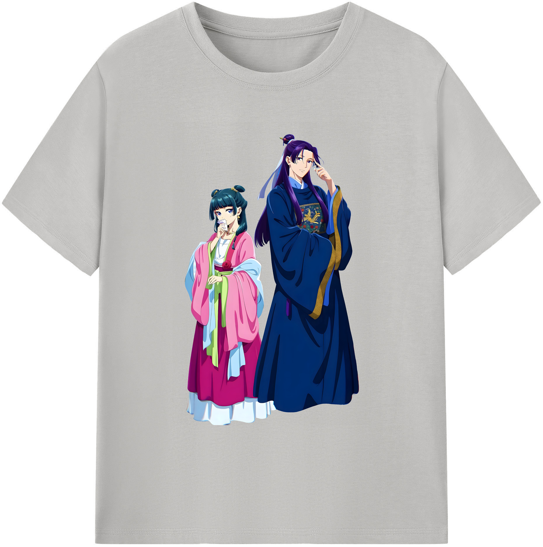 （画像用） 薬屋のひとりごと The Apothecary Diaries 綿100％ メンズ半袖Tシャツ｜肌触りやわらか＆通気性