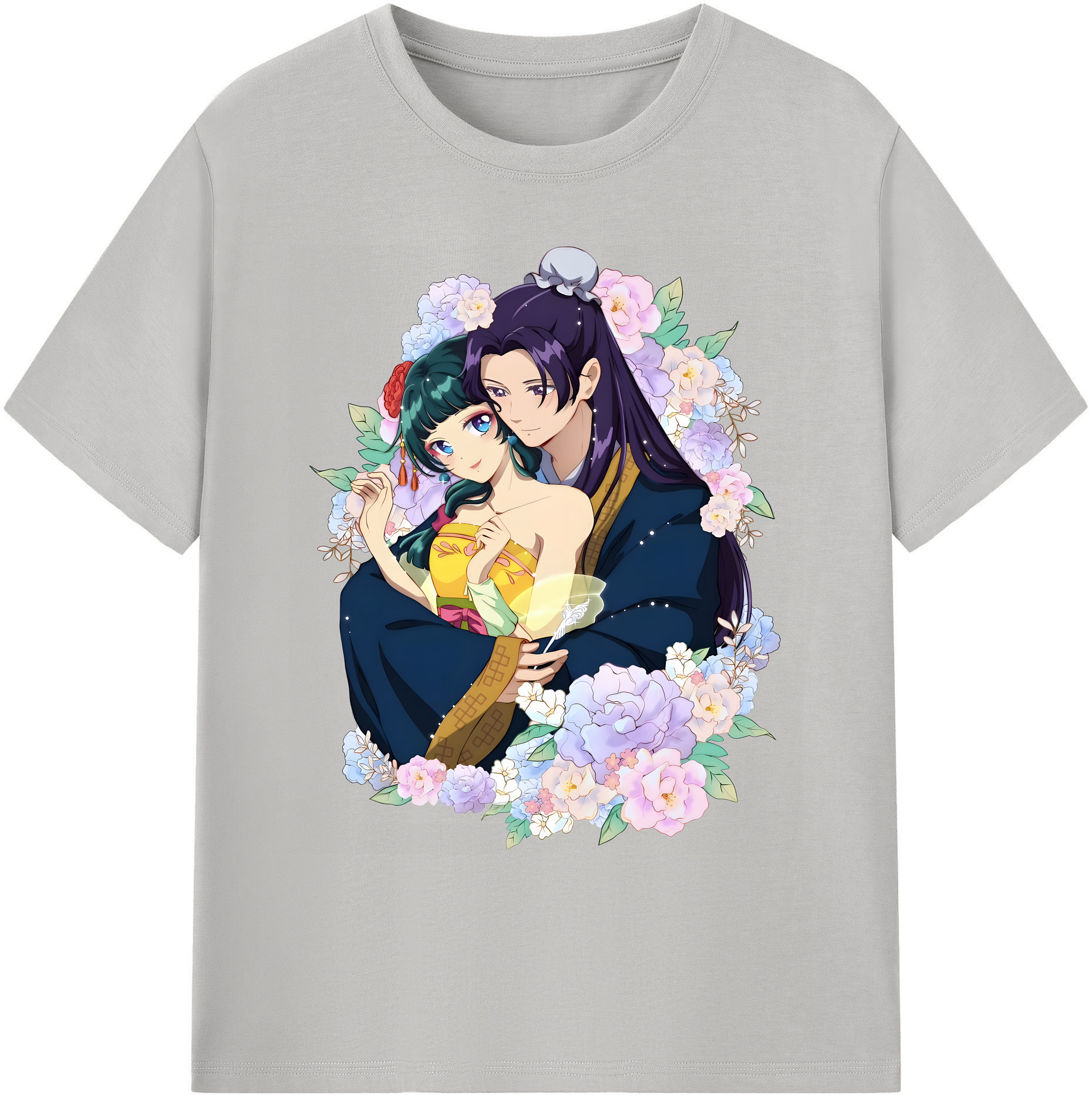 （画像用） 薬屋のひとりごと The Apothecary Diaries 綿100％ メンズ半袖Tシャツ｜肌触りやわらか＆通気性