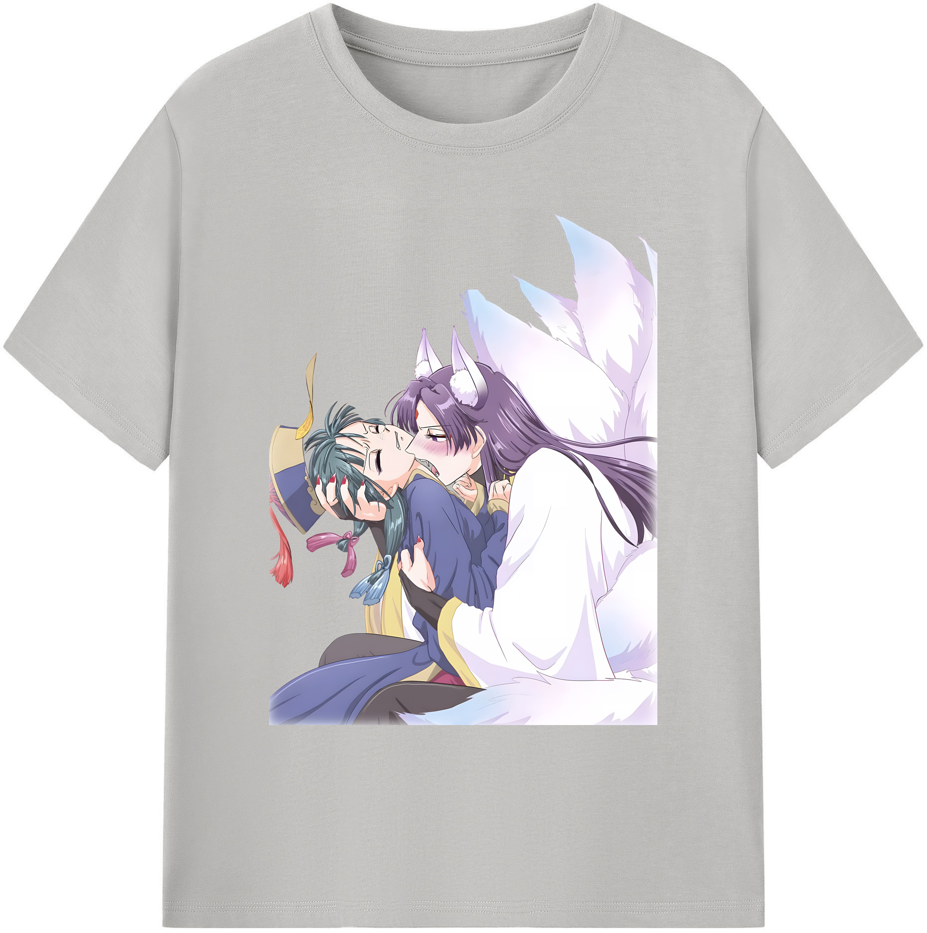 （画像用） 薬屋のひとりごと The Apothecary Diaries 綿100％ メンズ半袖Tシャツ｜肌触りやわらか＆通気性