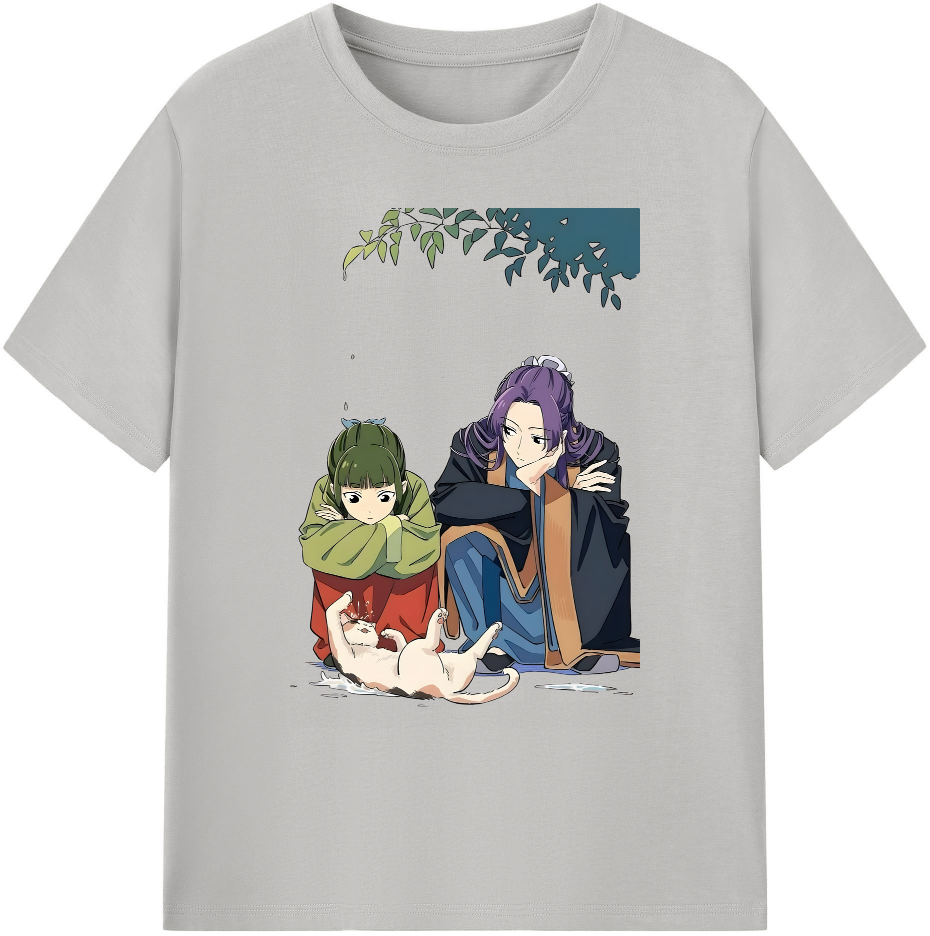 （画像用） 薬屋のひとりごと The Apothecary Diaries 綿100％ メンズ半袖Tシャツ｜肌触りやわらか＆通気性