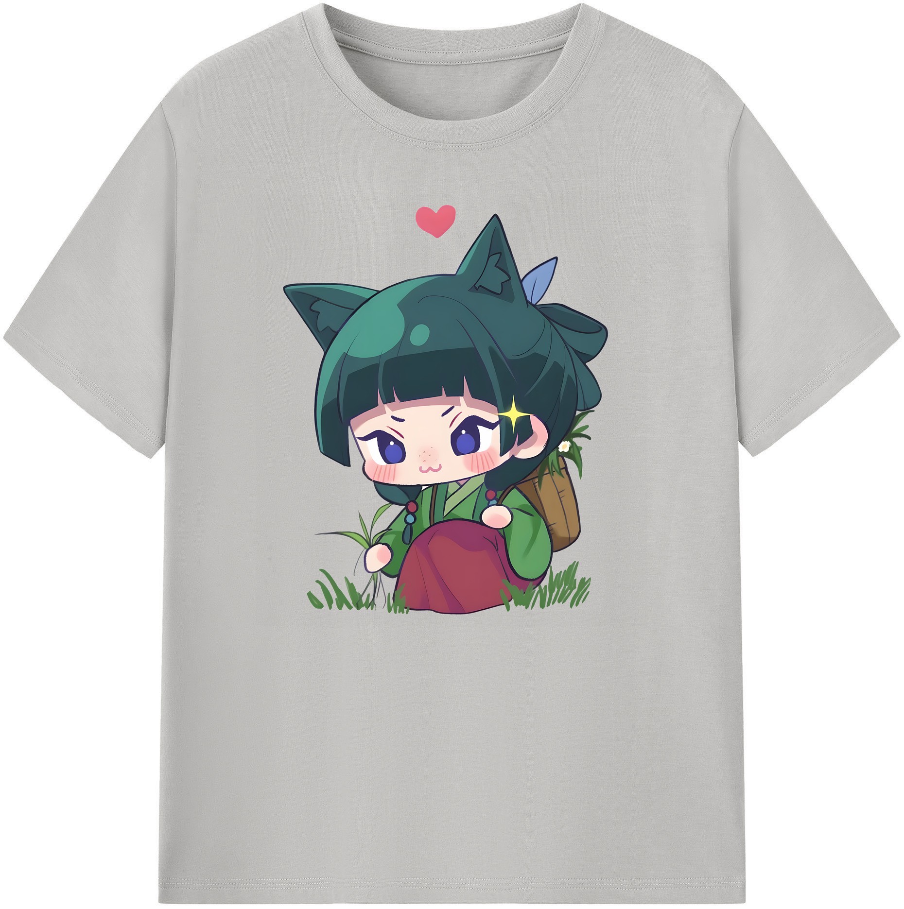 （画像用） 薬屋のひとりごと The Apothecary Diaries 綿100％ メンズ半袖Tシャツ｜肌触りやわらか＆通気性