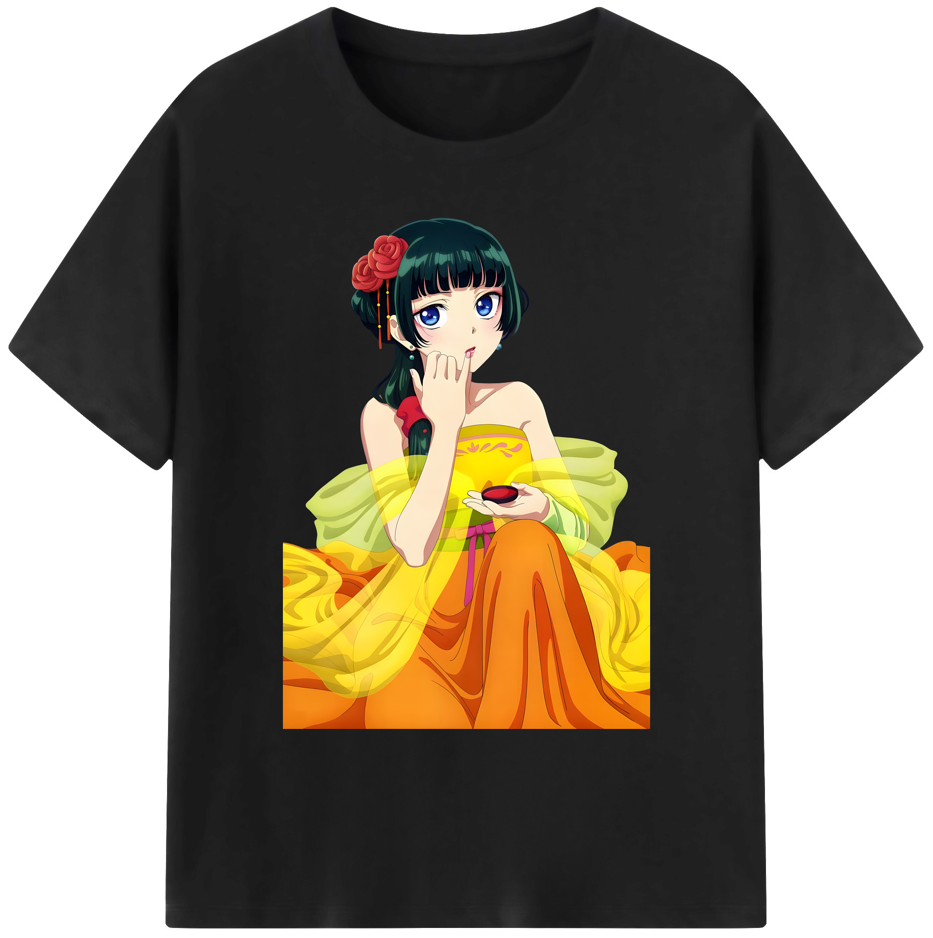 （画像用） 薬屋のひとりごと The Apothecary Diaries 綿100％ メンズ半袖Tシャツ｜肌触りやわらか＆通気性