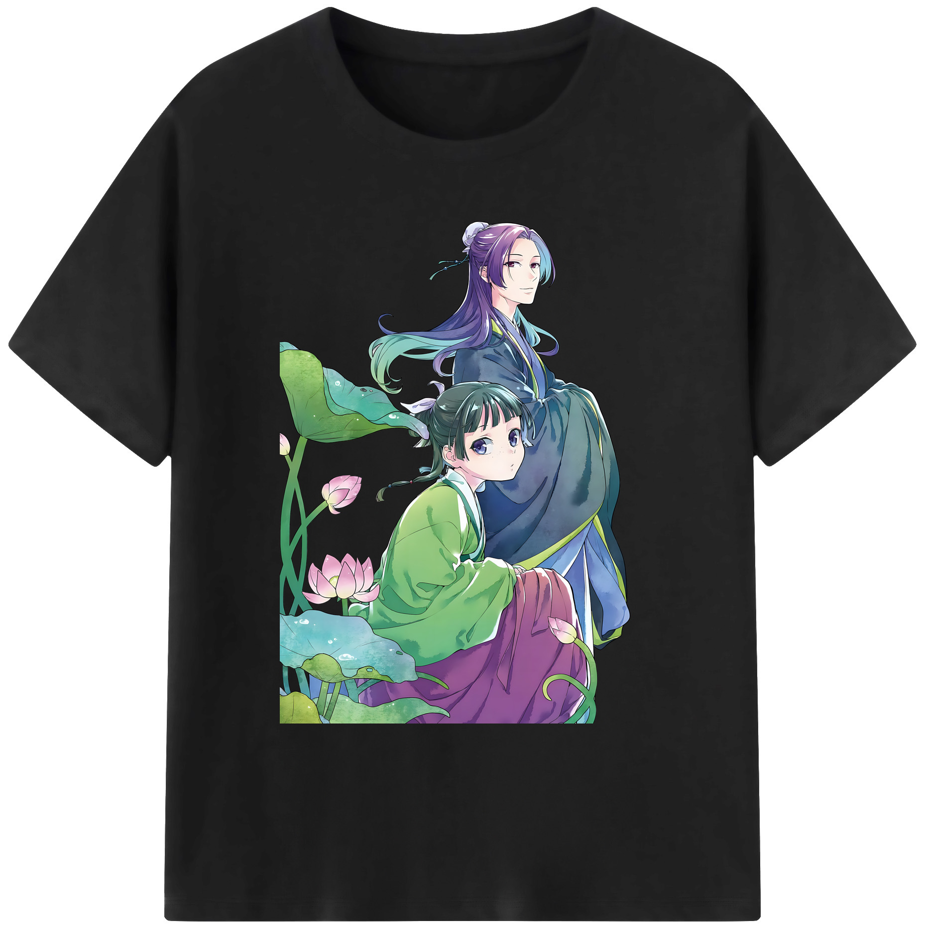 （画像用） 薬屋のひとりごと The Apothecary Diaries 綿100％ メンズ半袖Tシャツ｜肌触りやわらか＆通気性