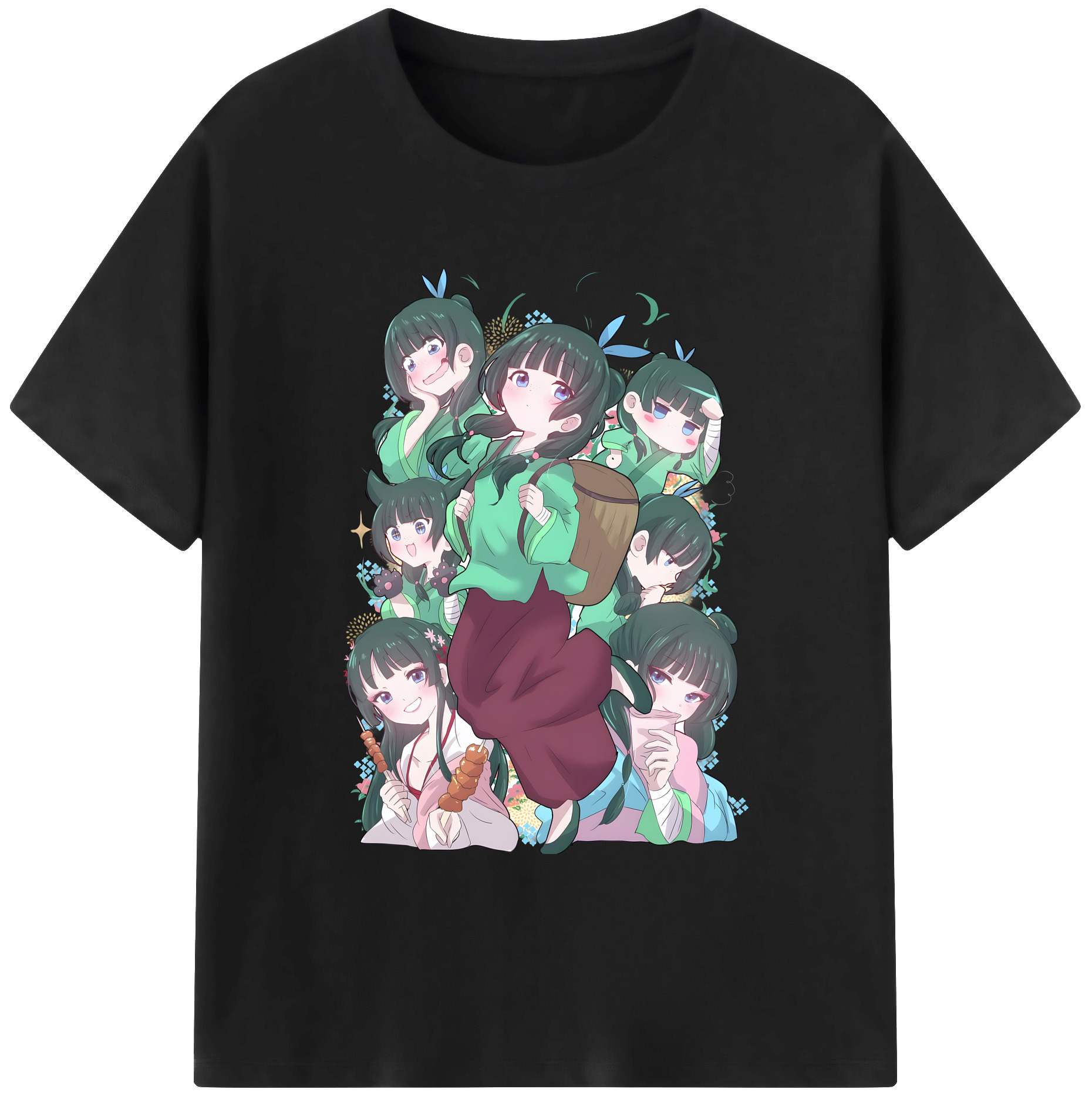 （画像用） 薬屋のひとりごと The Apothecary Diaries 綿100％ メンズ半袖Tシャツ｜肌触りやわらか＆通気性