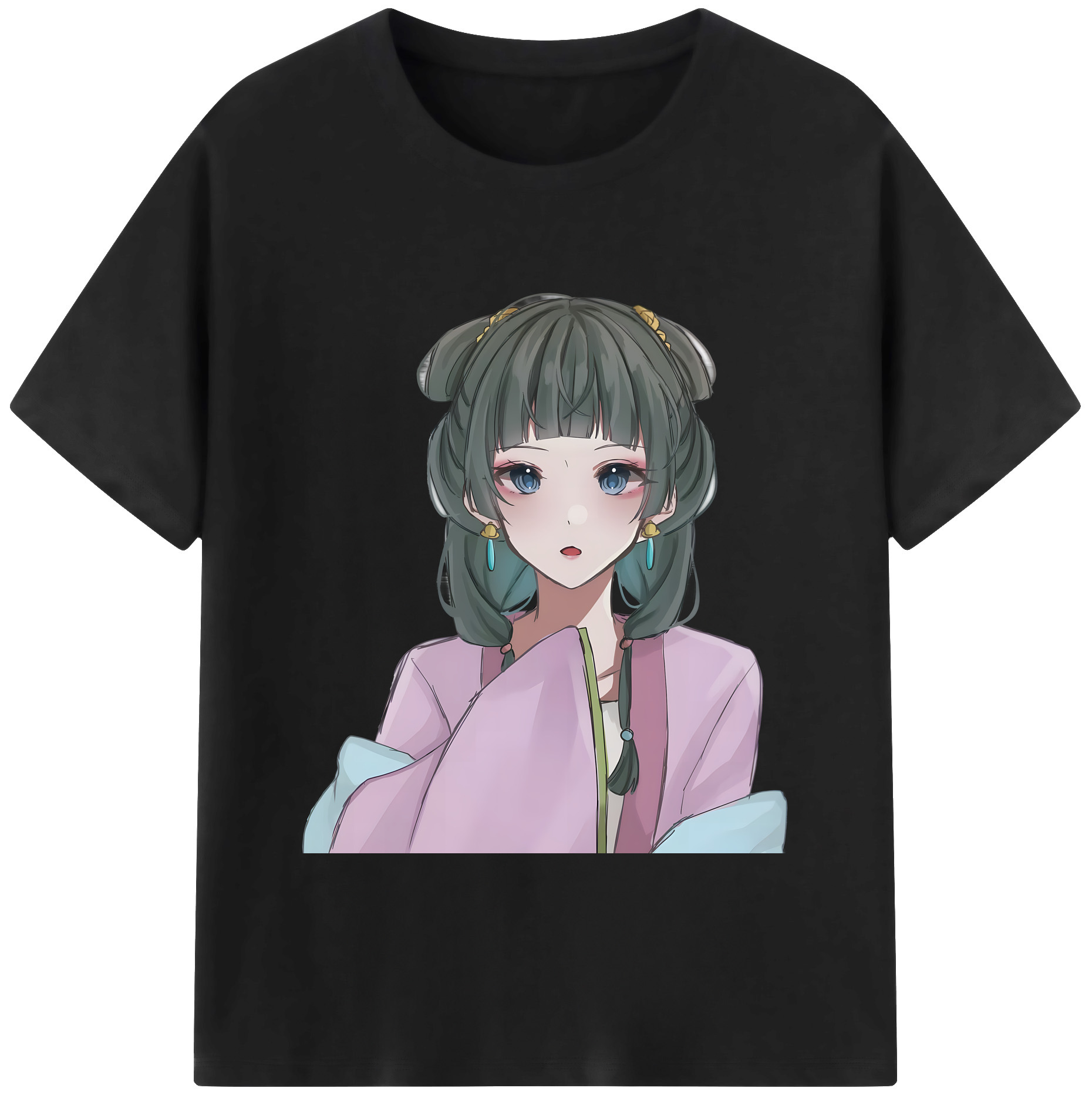 （画像用） 薬屋のひとりごと The Apothecary Diaries 綿100％ メンズ半袖Tシャツ｜肌触りやわらか＆通気性