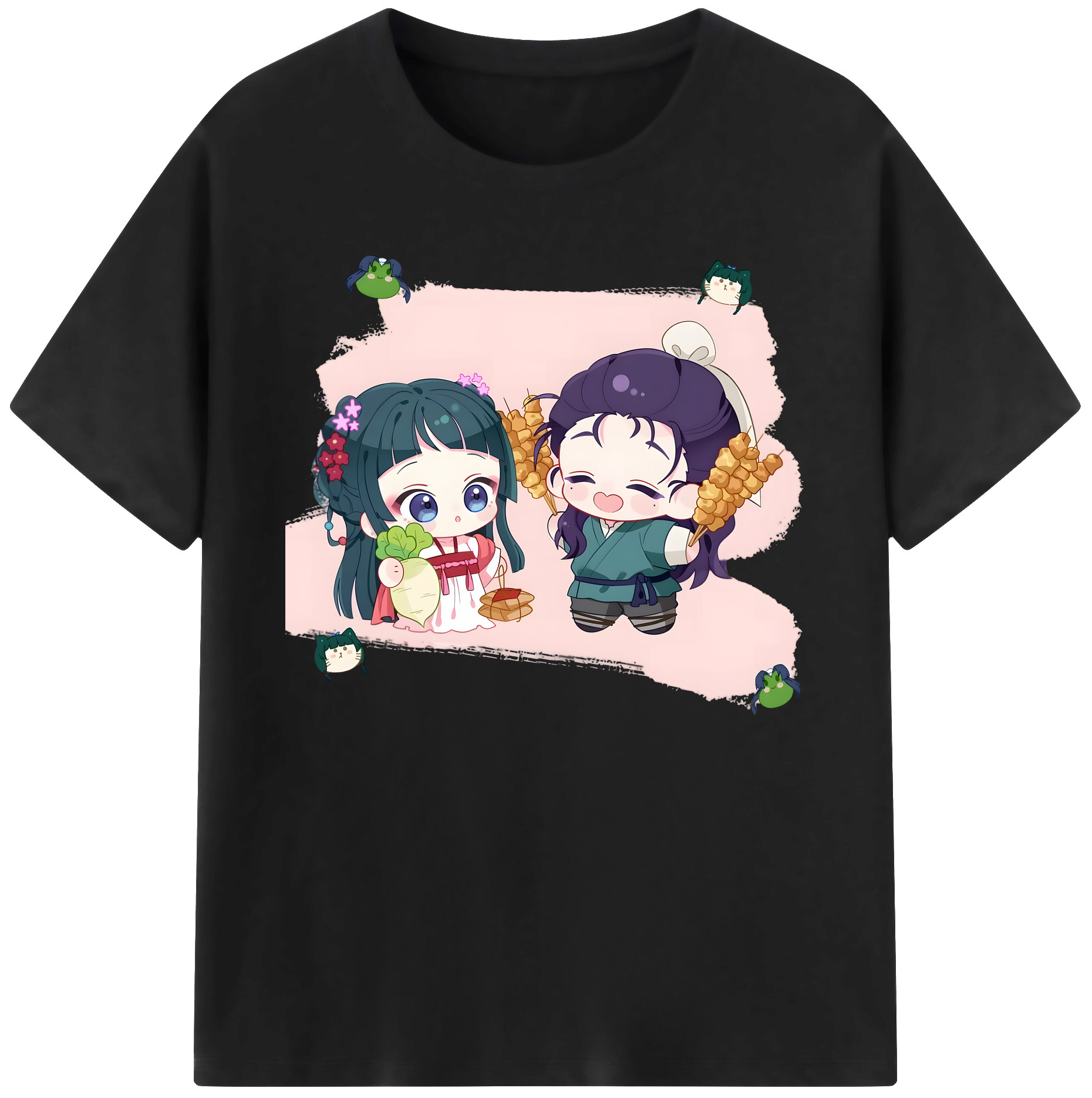 （画像用） 薬屋のひとりごと The Apothecary Diaries 綿100％ メンズ半袖Tシャツ｜肌触りやわらか＆通気性