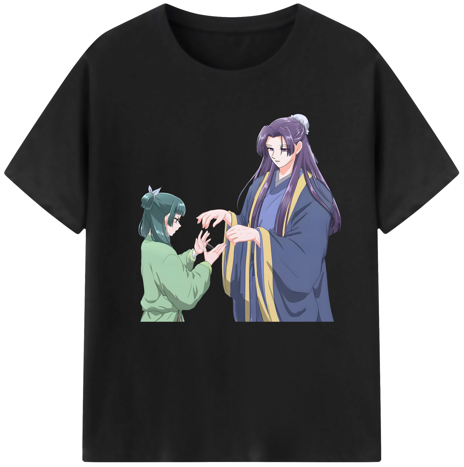 （画像用） 薬屋のひとりごと The Apothecary Diaries 綿100％ メンズ半袖Tシャツ｜肌触りやわらか＆通気性