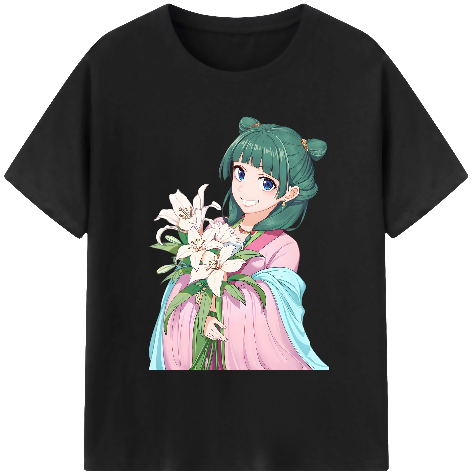 （画像用） 薬屋のひとりごと The Apothecary Diaries 綿100％ メンズ半袖Tシャツ｜肌触りやわらか＆通気性