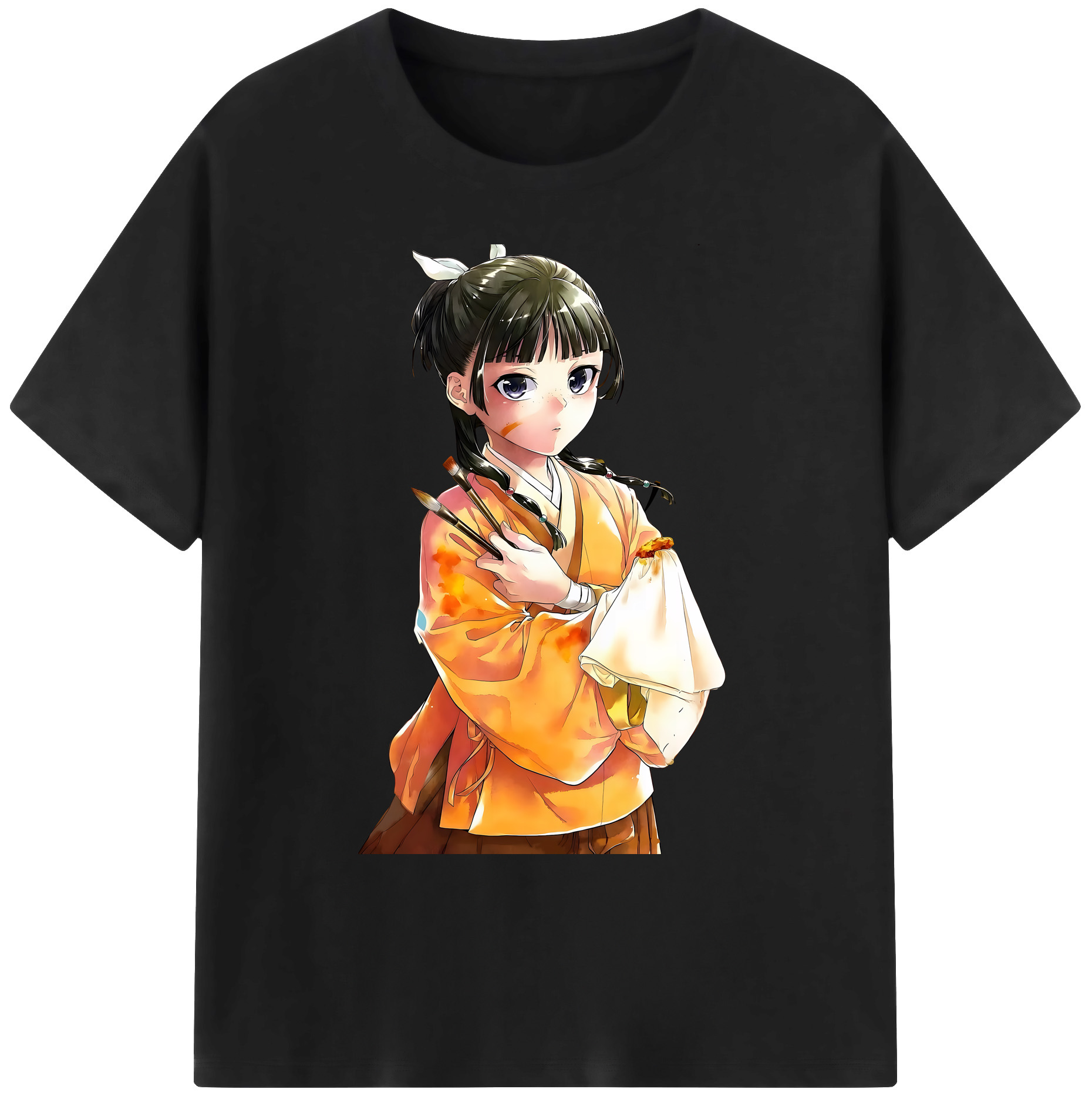 （画像用） 薬屋のひとりごと The Apothecary Diaries 綿100％ メンズ半袖Tシャツ｜肌触りやわらか＆通気性