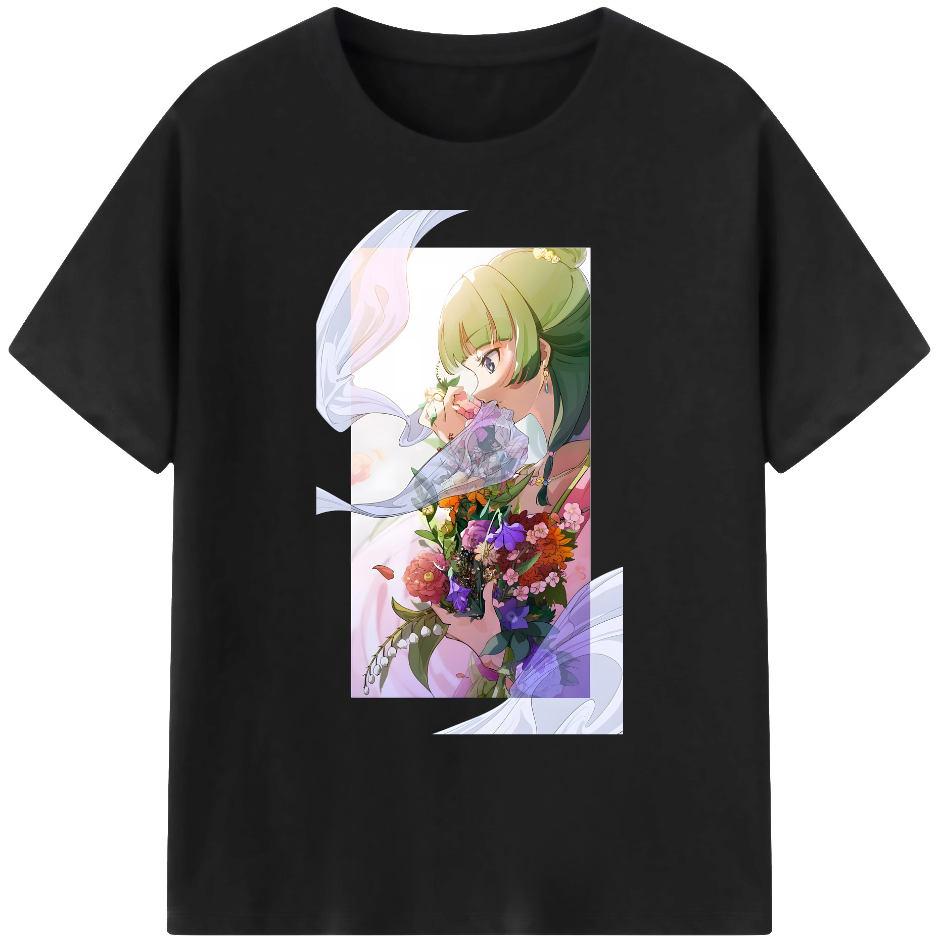 （画像用） 薬屋のひとりごと The Apothecary Diaries 綿100％ メンズ半袖Tシャツ｜肌触りやわらか＆通気性