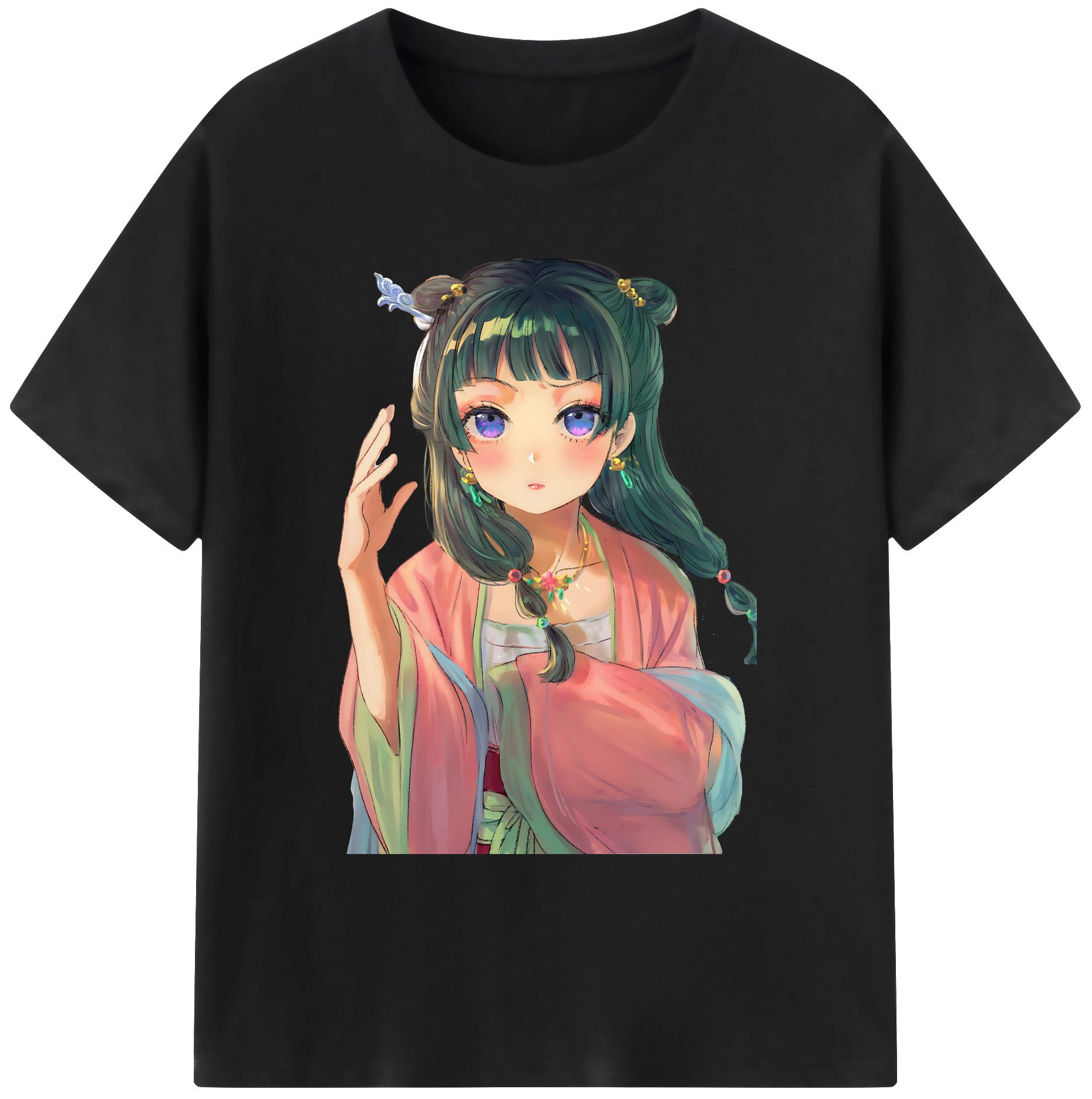 （画像用） 薬屋のひとりごと The Apothecary Diaries 綿100％ メンズ半袖Tシャツ｜肌触りやわらか＆通気性