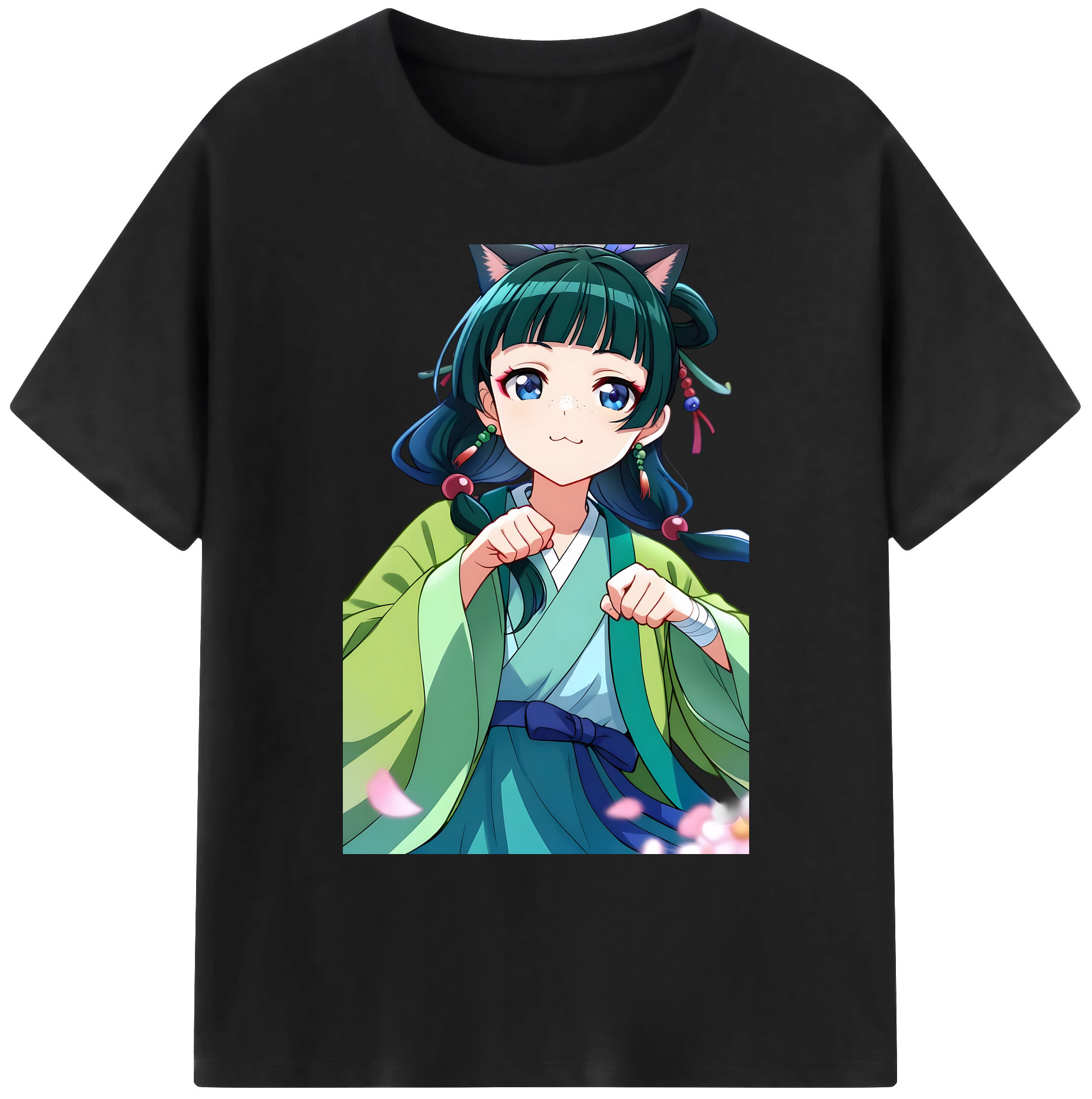 （画像用） 薬屋のひとりごと The Apothecary Diaries 綿100％ メンズ半袖Tシャツ｜肌触りやわらか＆通気性