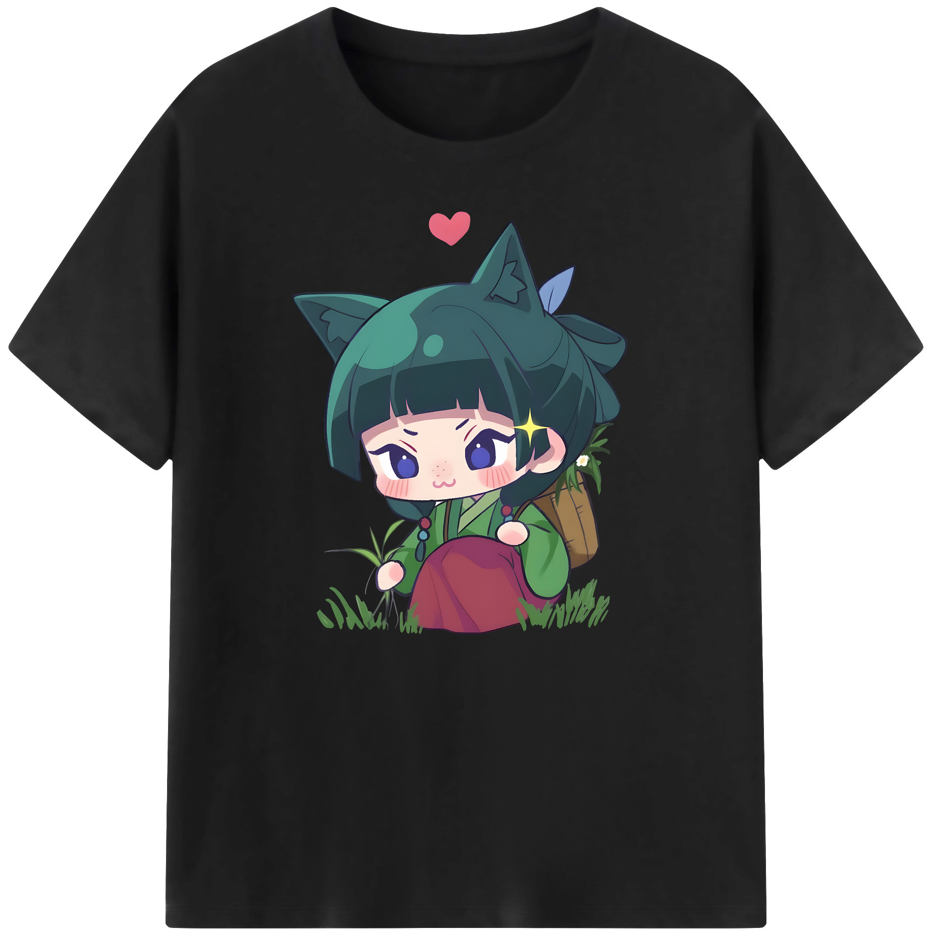 （画像用） 薬屋のひとりごと The Apothecary Diaries 綿100％ メンズ半袖Tシャツ｜肌触りやわらか＆通気性