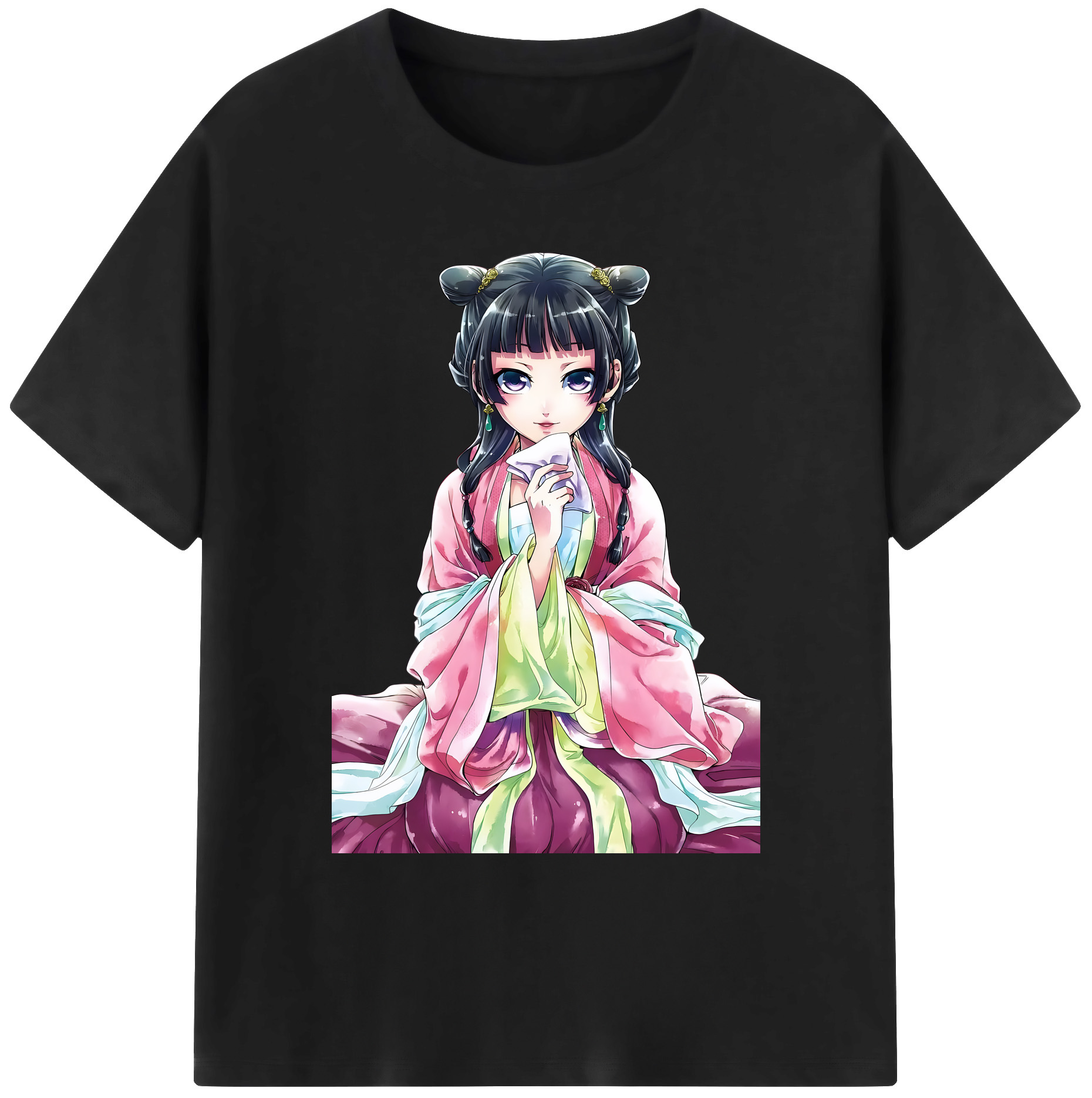 （画像用） 薬屋のひとりごと The Apothecary Diaries 綿100％ メンズ半袖Tシャツ｜肌触りやわらか＆通気性
