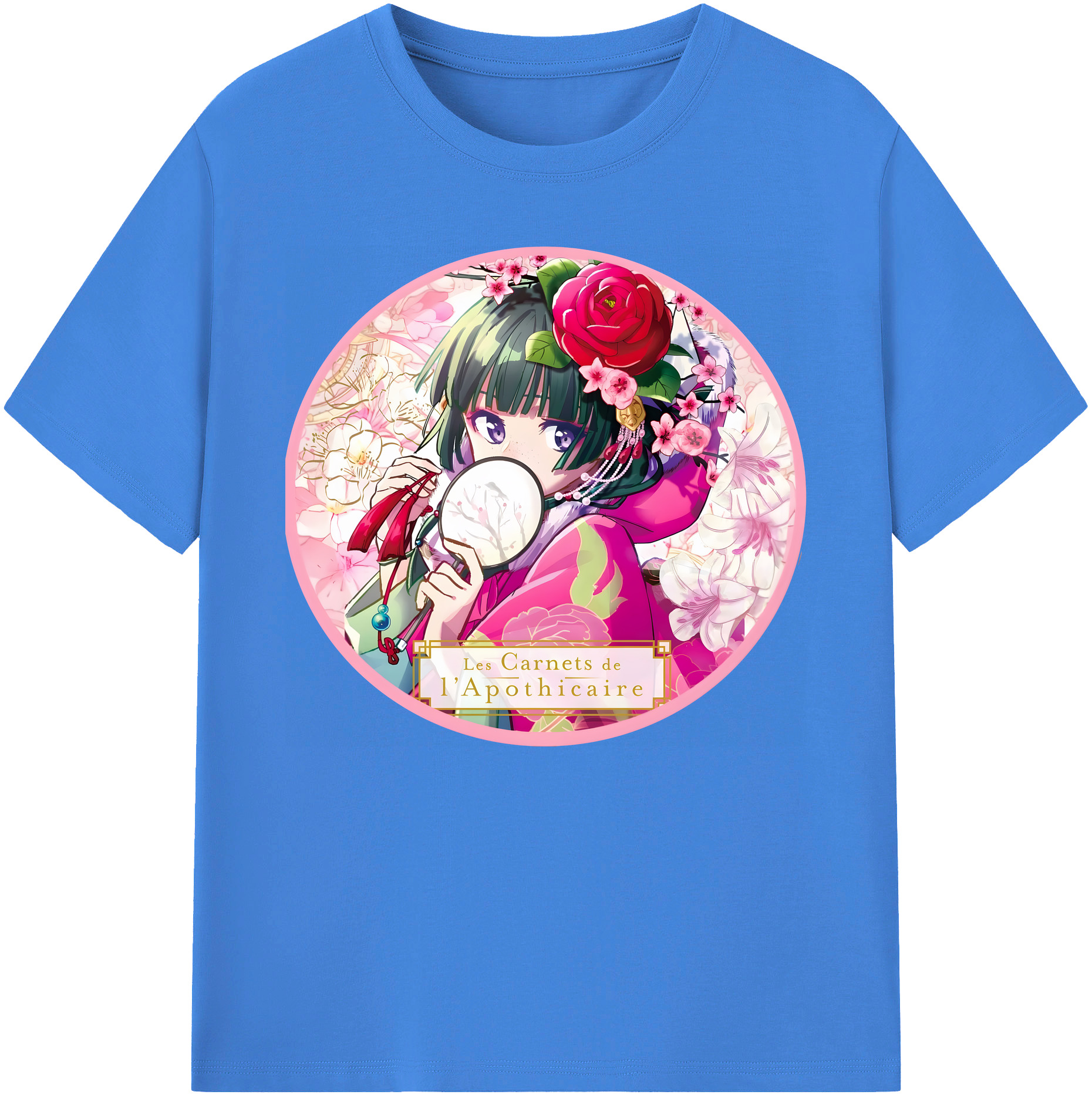（画像用） 薬屋のひとりごと The Apothecary Diaries 綿100％ メンズ半袖Tシャツ｜肌触りやわらか＆通気性