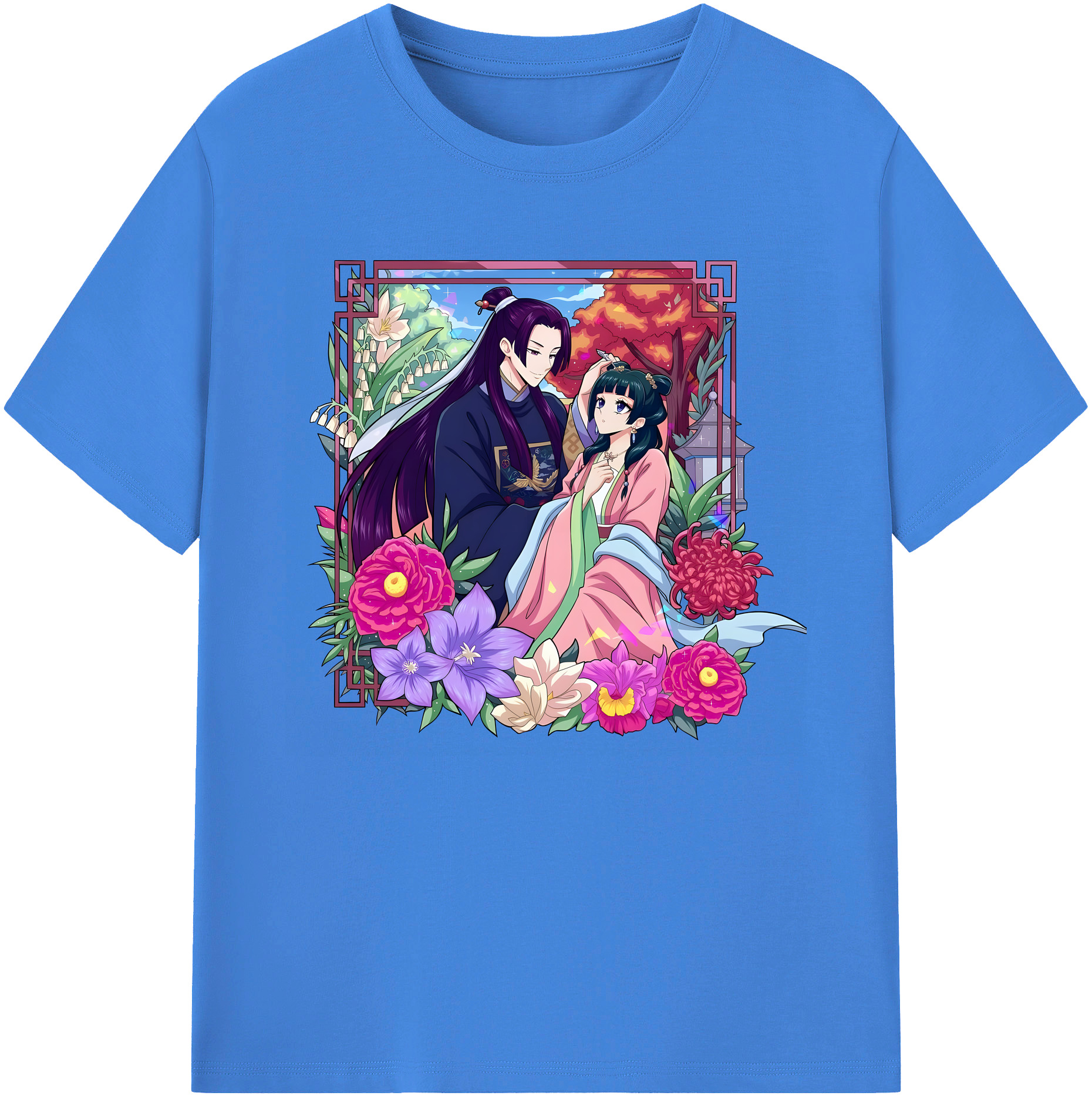 （画像用） 薬屋のひとりごと The Apothecary Diaries 綿100％ メンズ半袖Tシャツ｜肌触りやわらか＆通気性