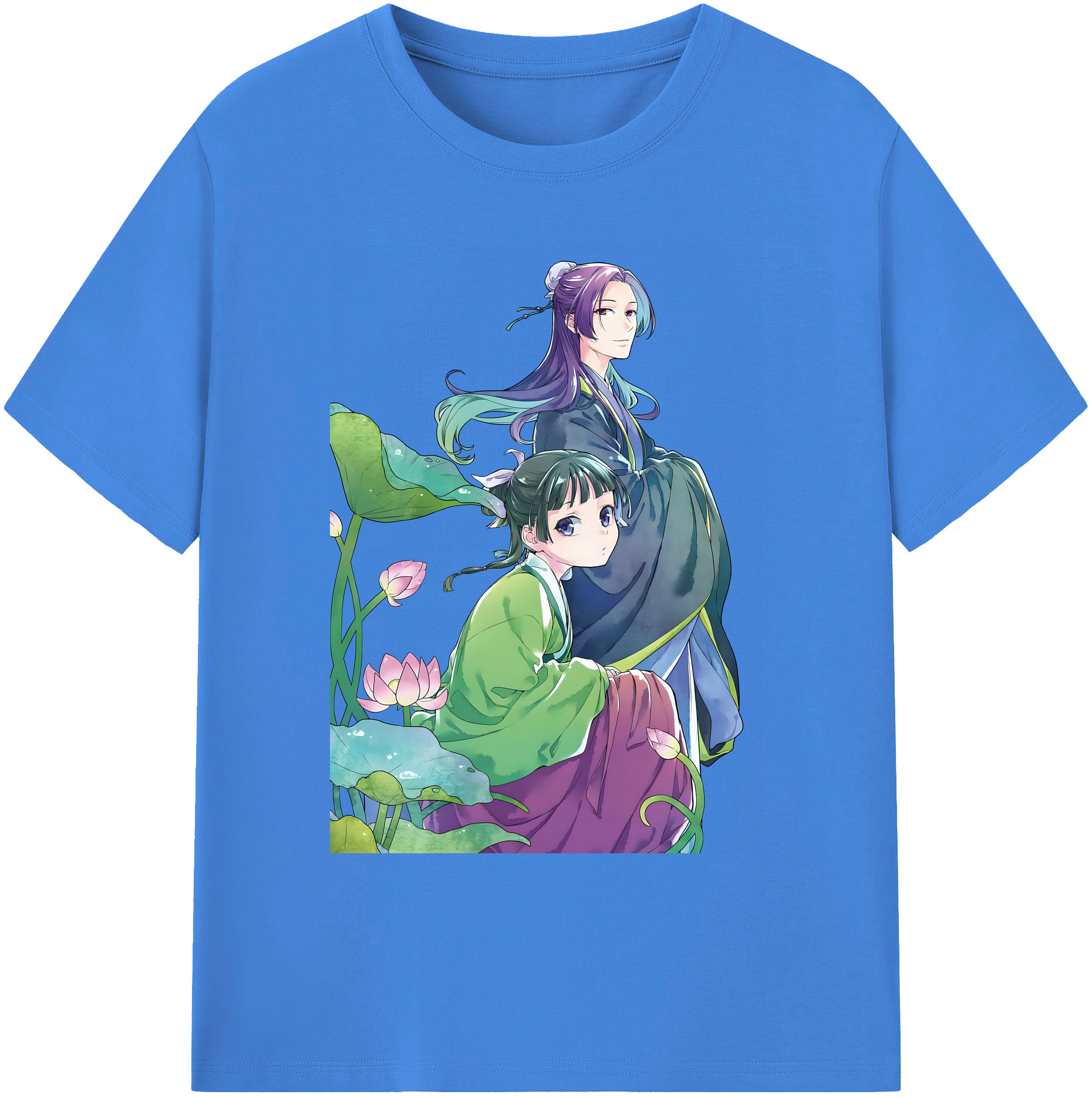 （画像用） 薬屋のひとりごと The Apothecary Diaries 綿100％ メンズ半袖Tシャツ｜肌触りやわらか＆通気性