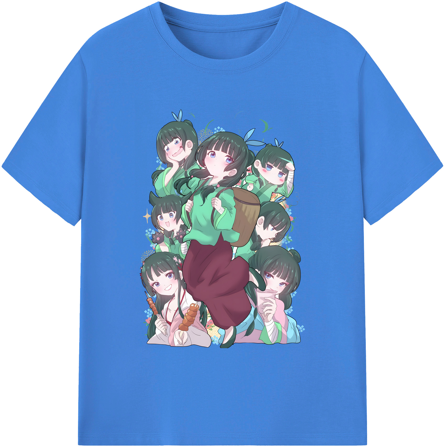 （画像用） 薬屋のひとりごと The Apothecary Diaries 綿100％ メンズ半袖Tシャツ｜肌触りやわらか＆通気性