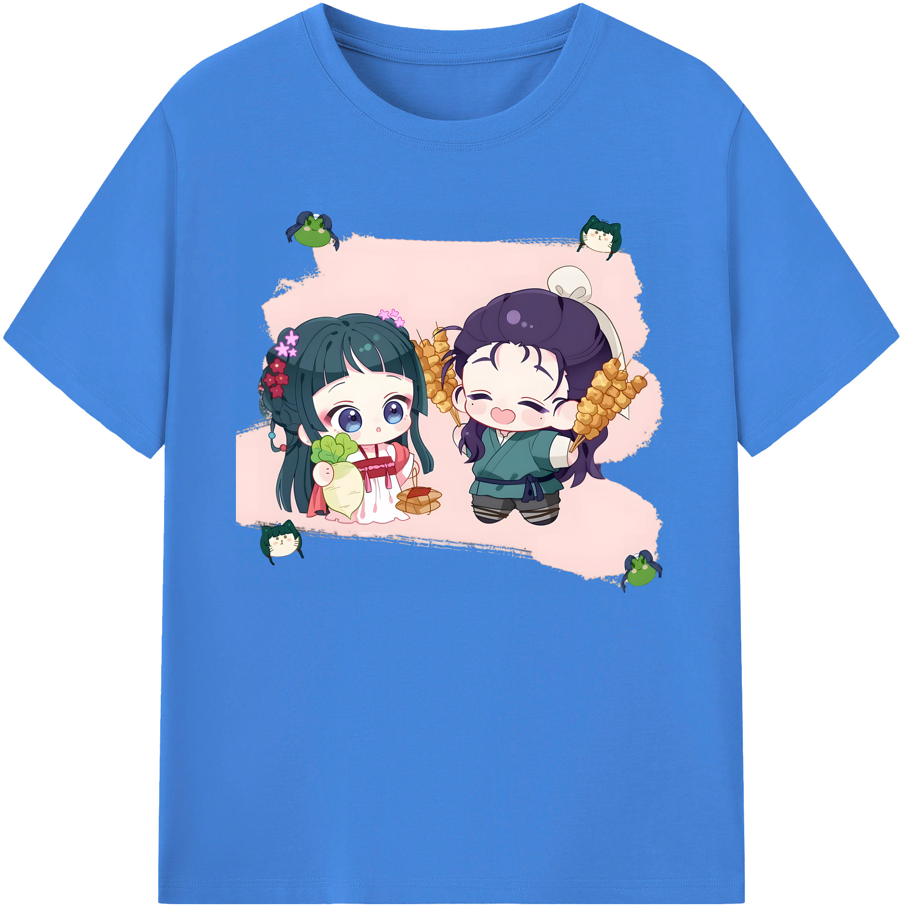 （画像用） 薬屋のひとりごと The Apothecary Diaries 綿100％ メンズ半袖Tシャツ｜肌触りやわらか＆通気性