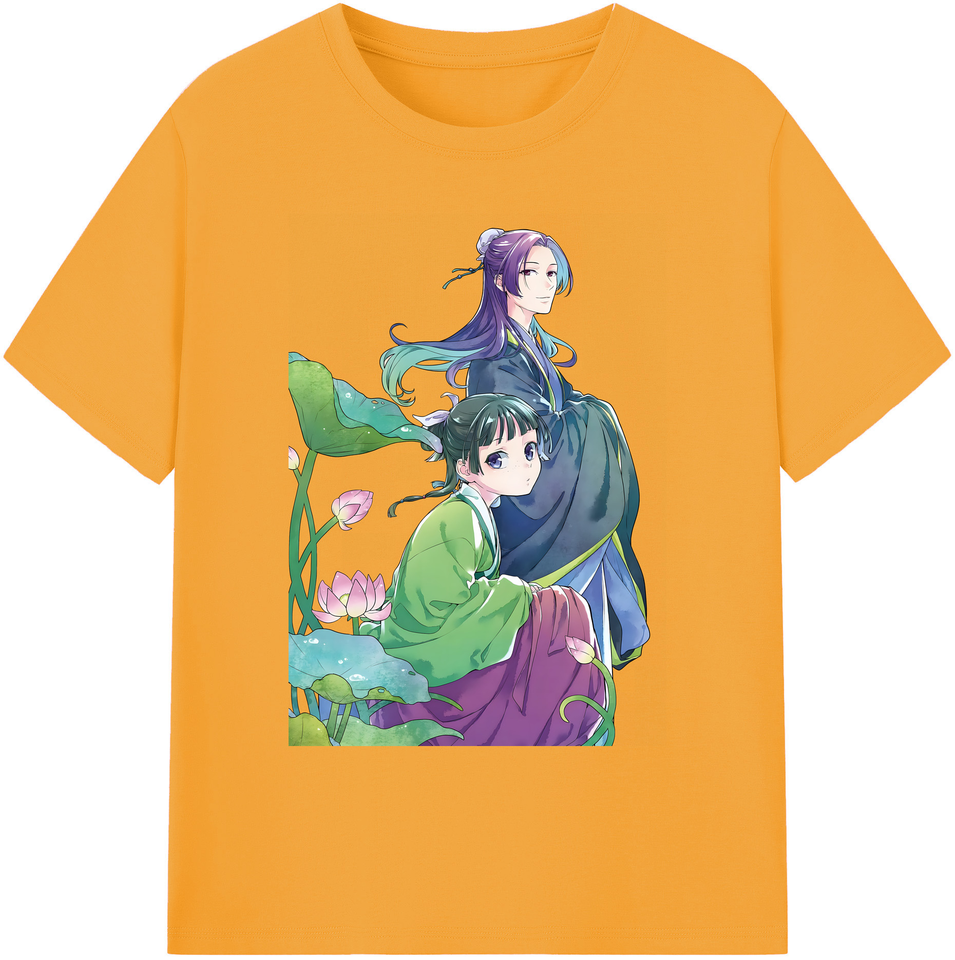 （画像用） 薬屋のひとりごと The Apothecary Diaries 綿100％ メンズ半袖Tシャツ｜肌触りやわらか＆通気性