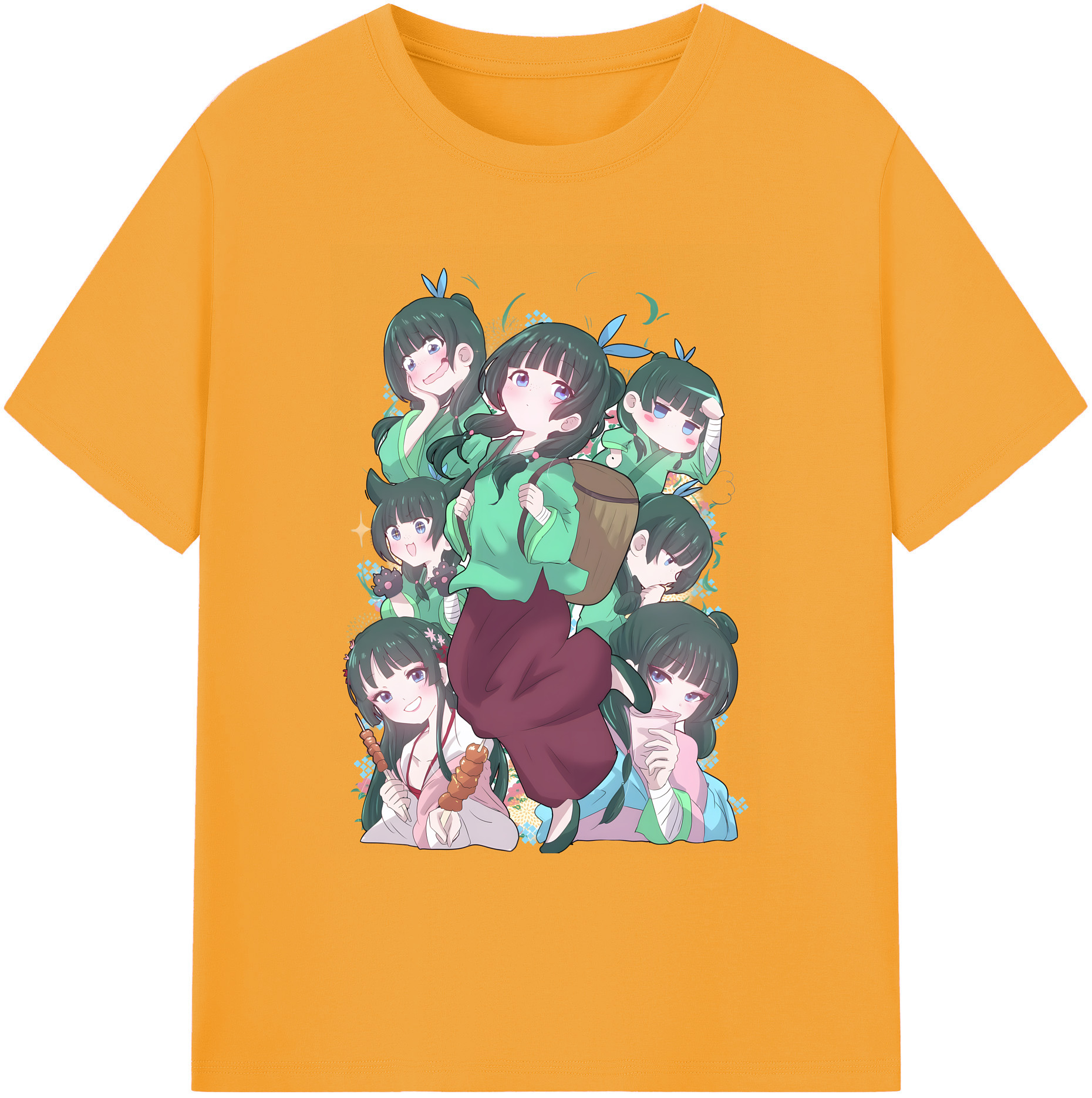 （画像用） 薬屋のひとりごと The Apothecary Diaries 綿100％ メンズ半袖Tシャツ｜肌触りやわらか＆通気性