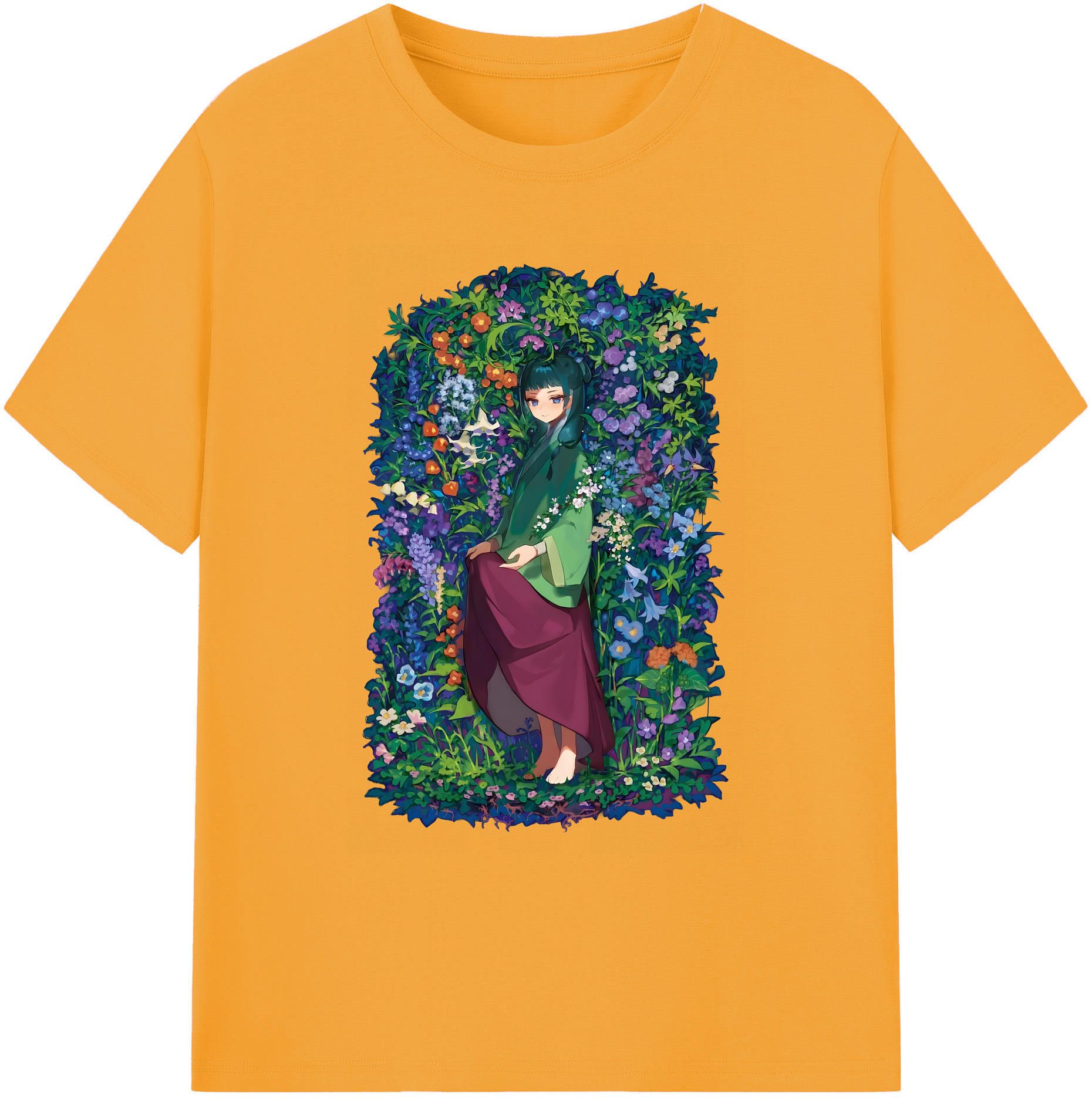 （画像用） 薬屋のひとりごと The Apothecary Diaries 綿100％ メンズ半袖Tシャツ｜肌触りやわらか＆通気性