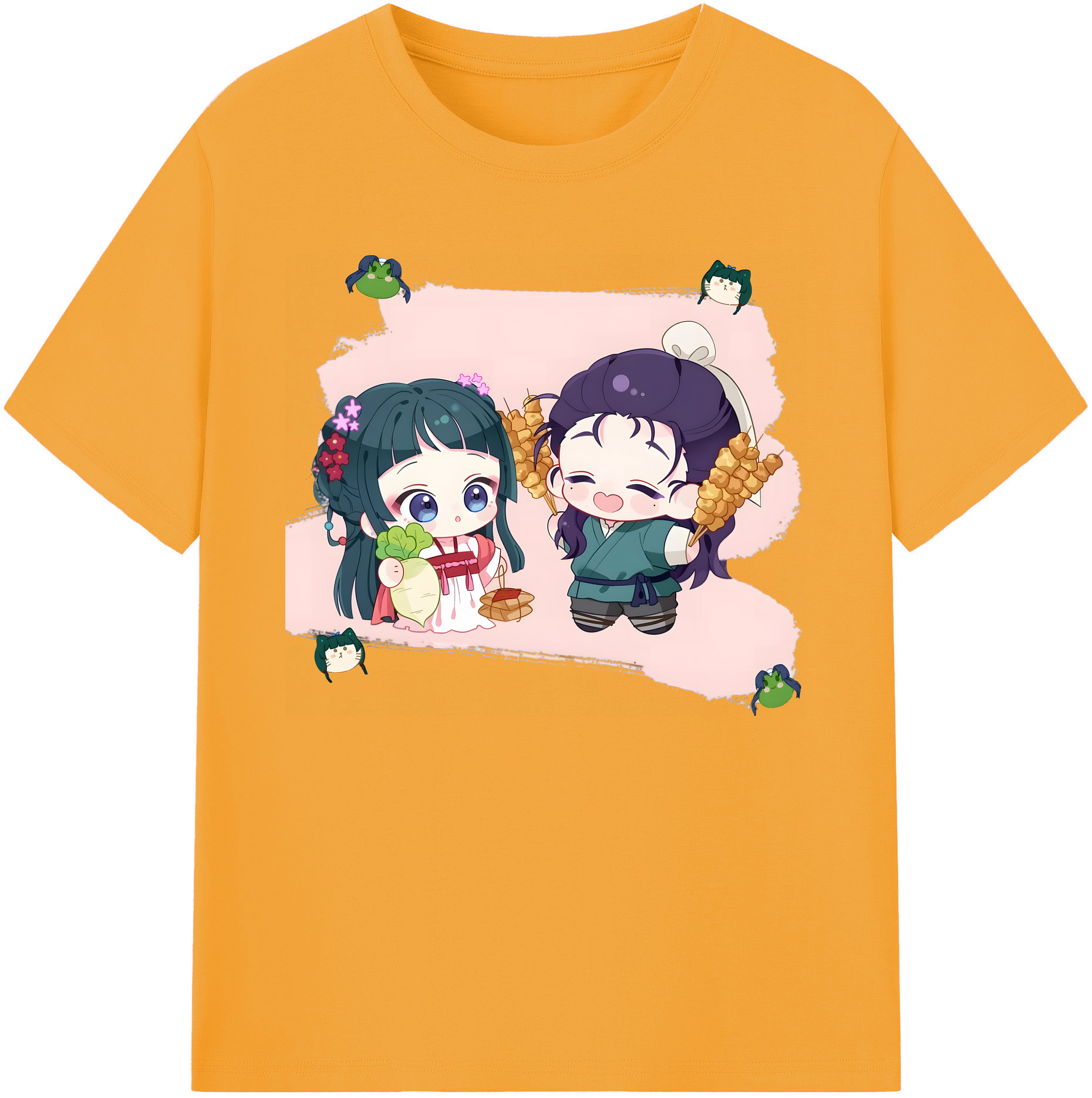 （画像用） 薬屋のひとりごと The Apothecary Diaries 綿100％ メンズ半袖Tシャツ｜肌触りやわらか＆通気性