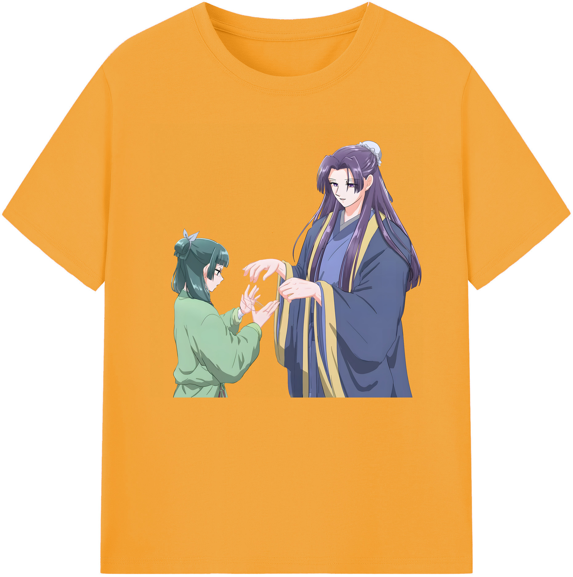 （画像用） 薬屋のひとりごと The Apothecary Diaries 綿100％ メンズ半袖Tシャツ｜肌触りやわらか＆通気性