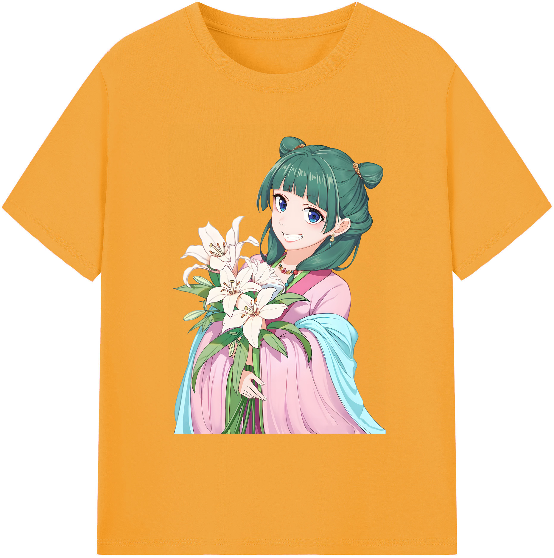 （画像用） 薬屋のひとりごと The Apothecary Diaries 綿100％ メンズ半袖Tシャツ｜肌触りやわらか＆通気性