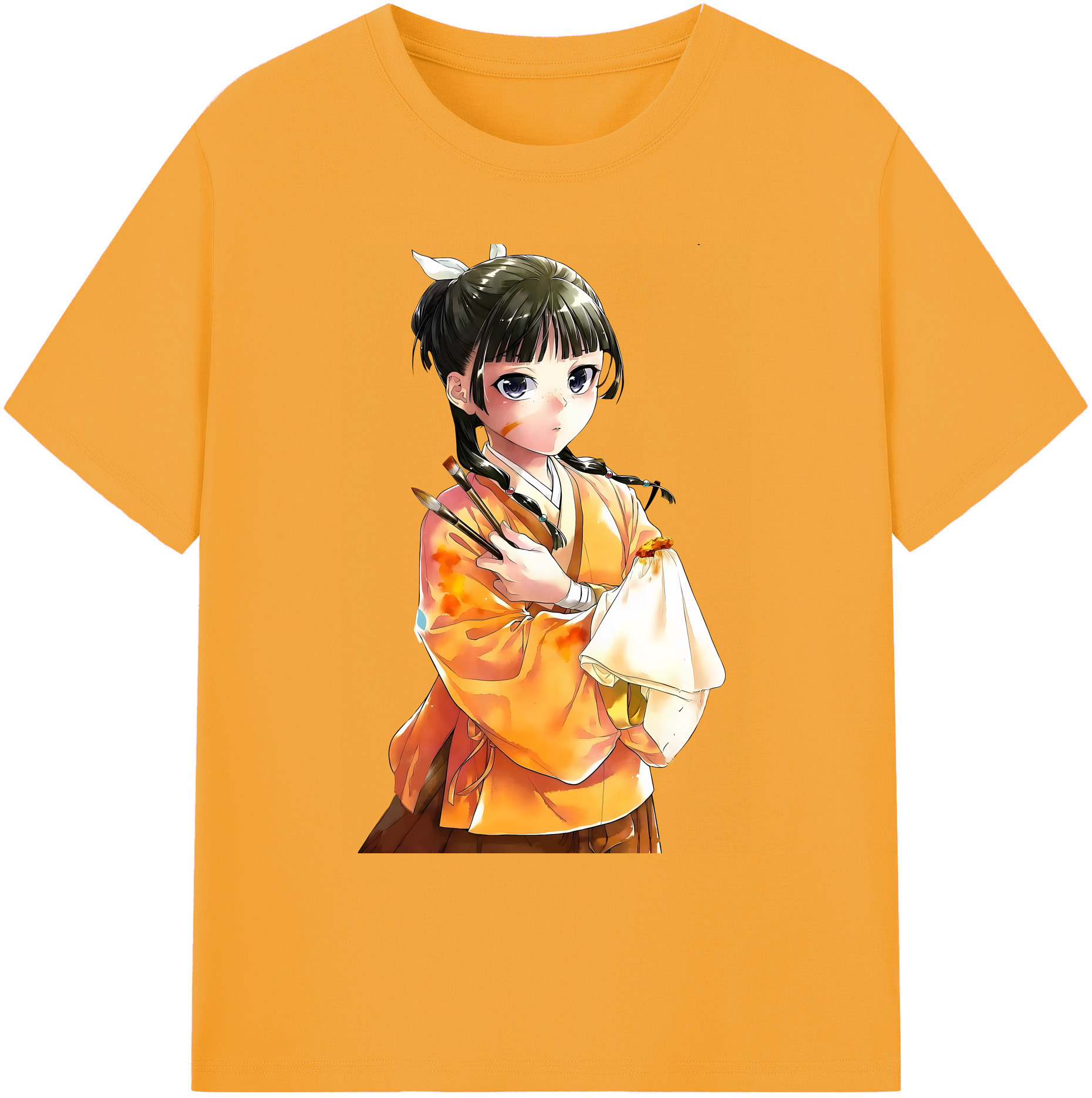 （画像用） 薬屋のひとりごと The Apothecary Diaries 綿100％ メンズ半袖Tシャツ｜肌触りやわらか＆通気性