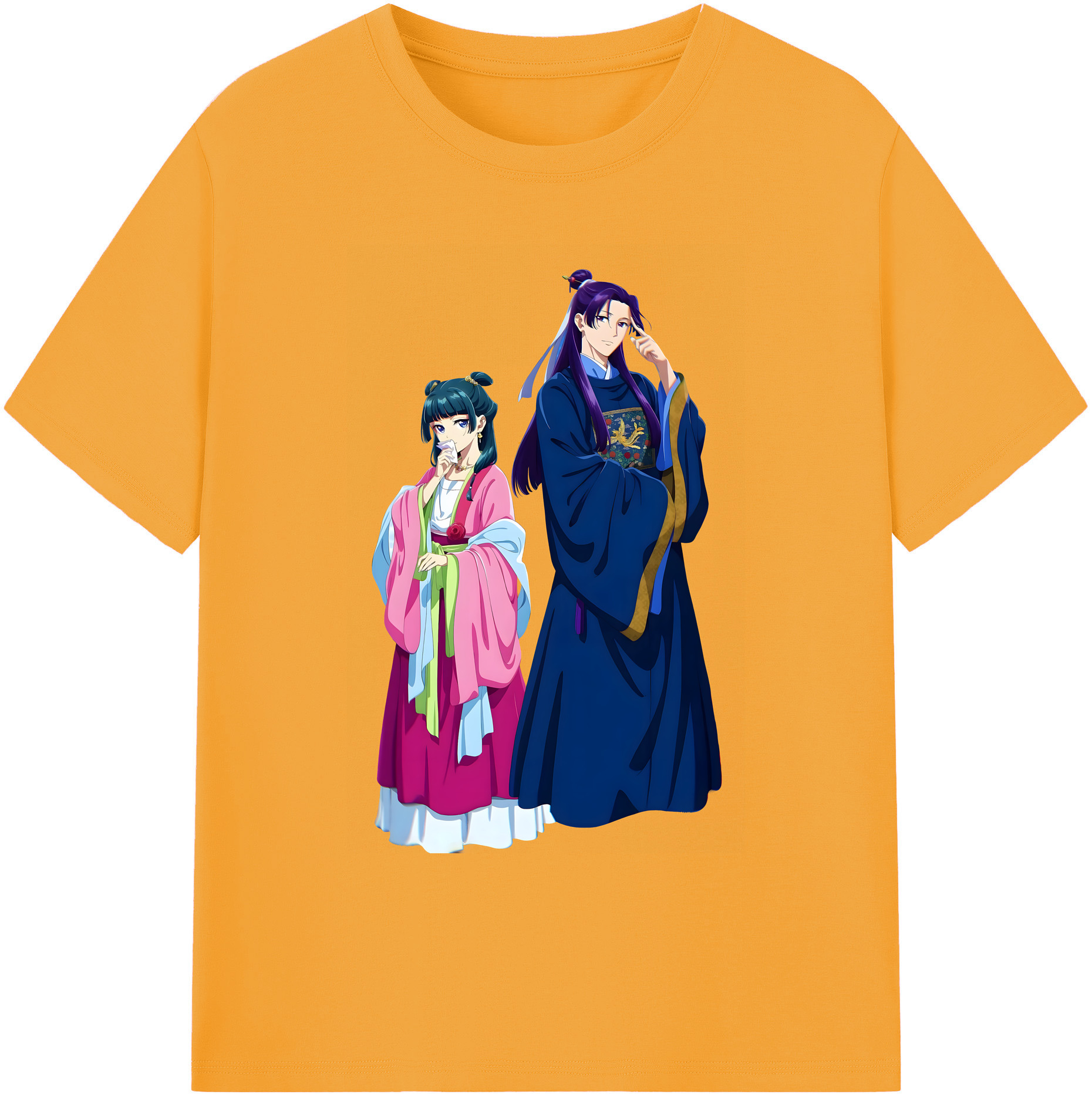 （画像用） 薬屋のひとりごと The Apothecary Diaries 綿100％ メンズ半袖Tシャツ｜肌触りやわらか＆通気性