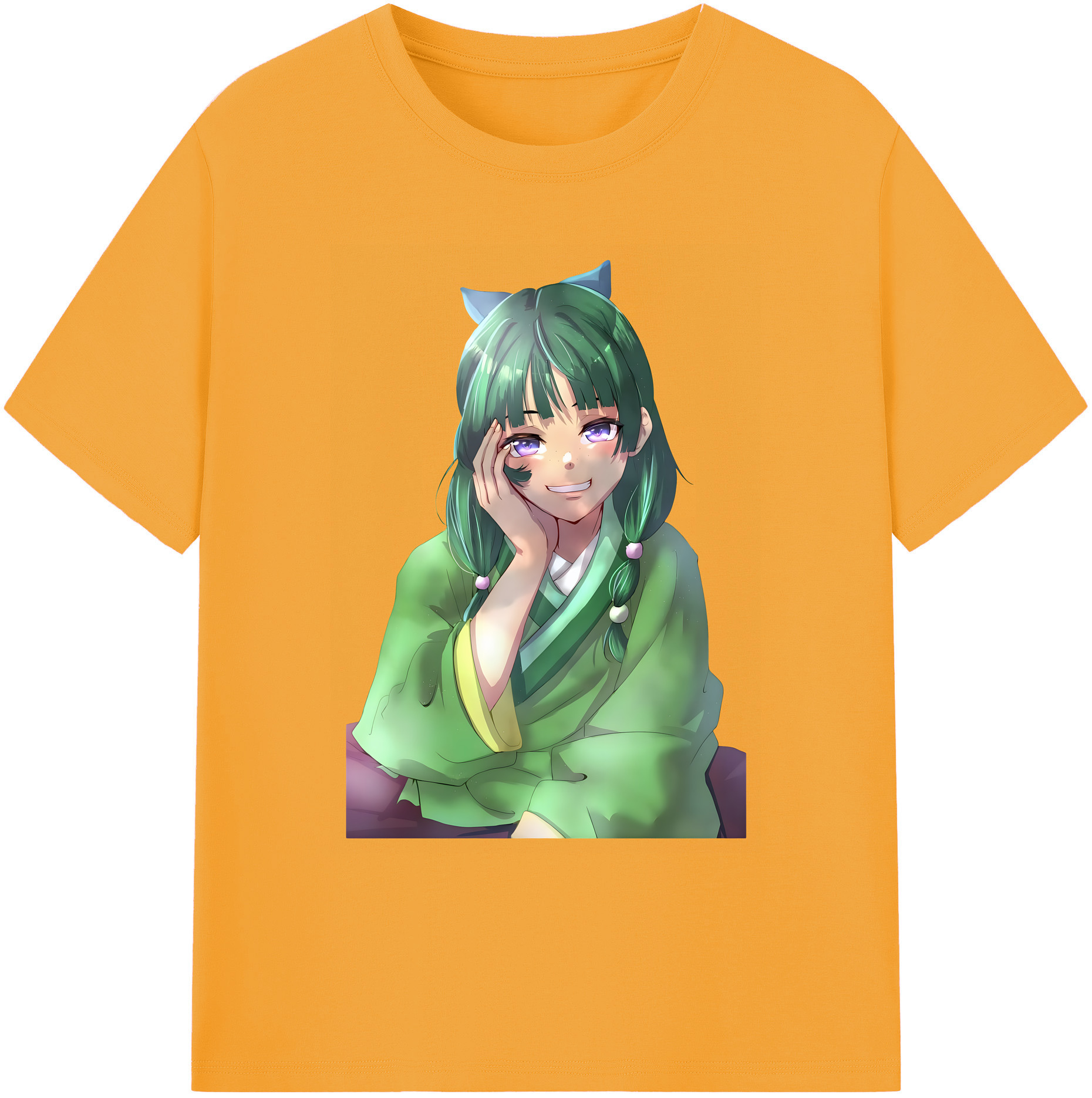 （画像用） 薬屋のひとりごと The Apothecary Diaries 綿100％ メンズ半袖Tシャツ｜肌触りやわらか＆通気性