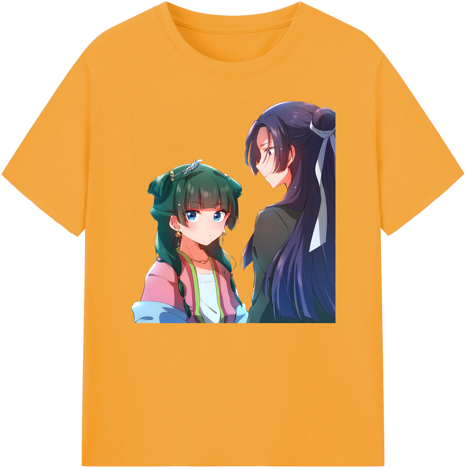 （画像用） 薬屋のひとりごと The Apothecary Diaries 綿100％ メンズ半袖Tシャツ｜肌触りやわらか＆通気性