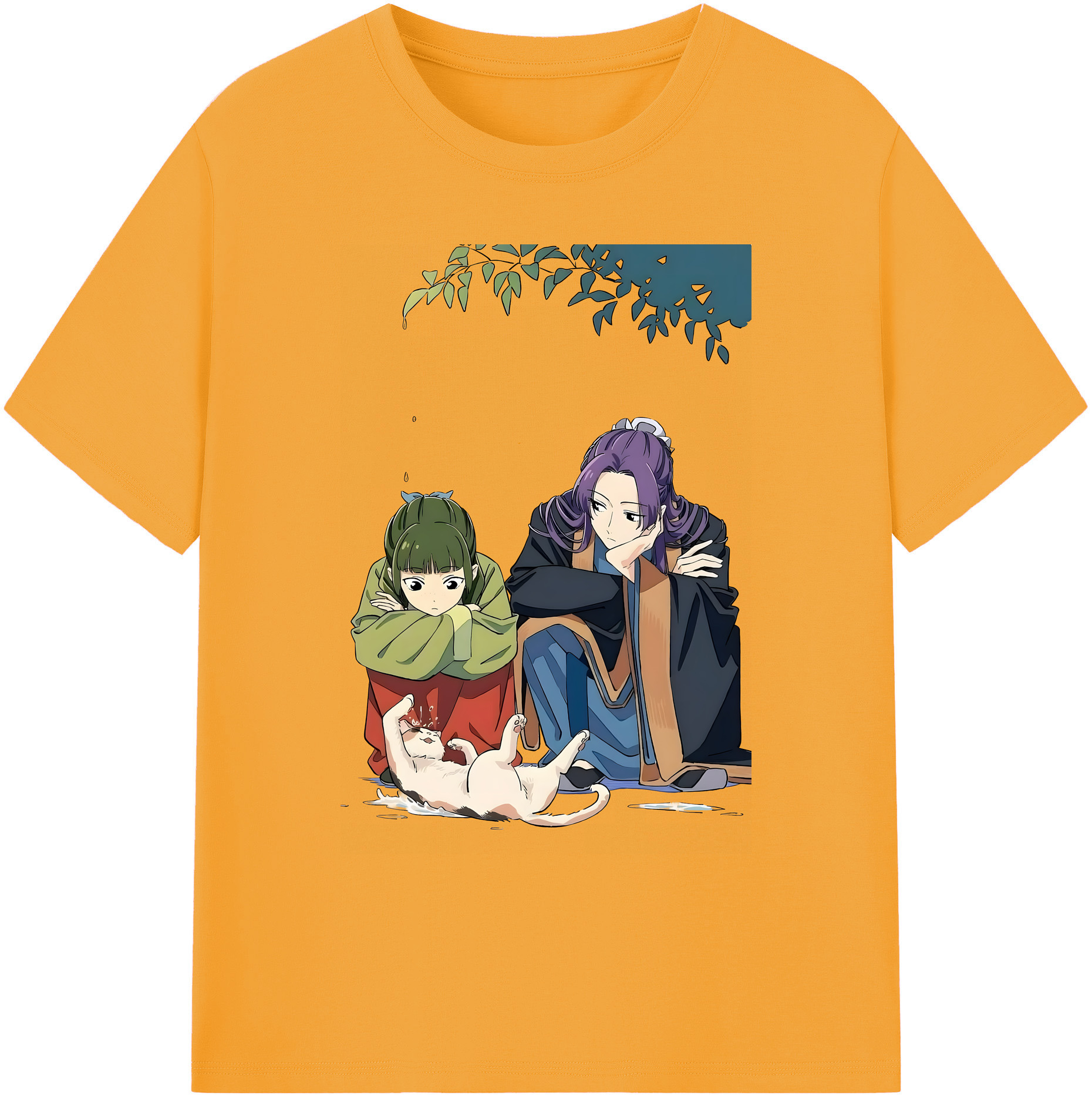 （画像用） 薬屋のひとりごと The Apothecary Diaries 綿100％ メンズ半袖Tシャツ｜肌触りやわらか＆通気性