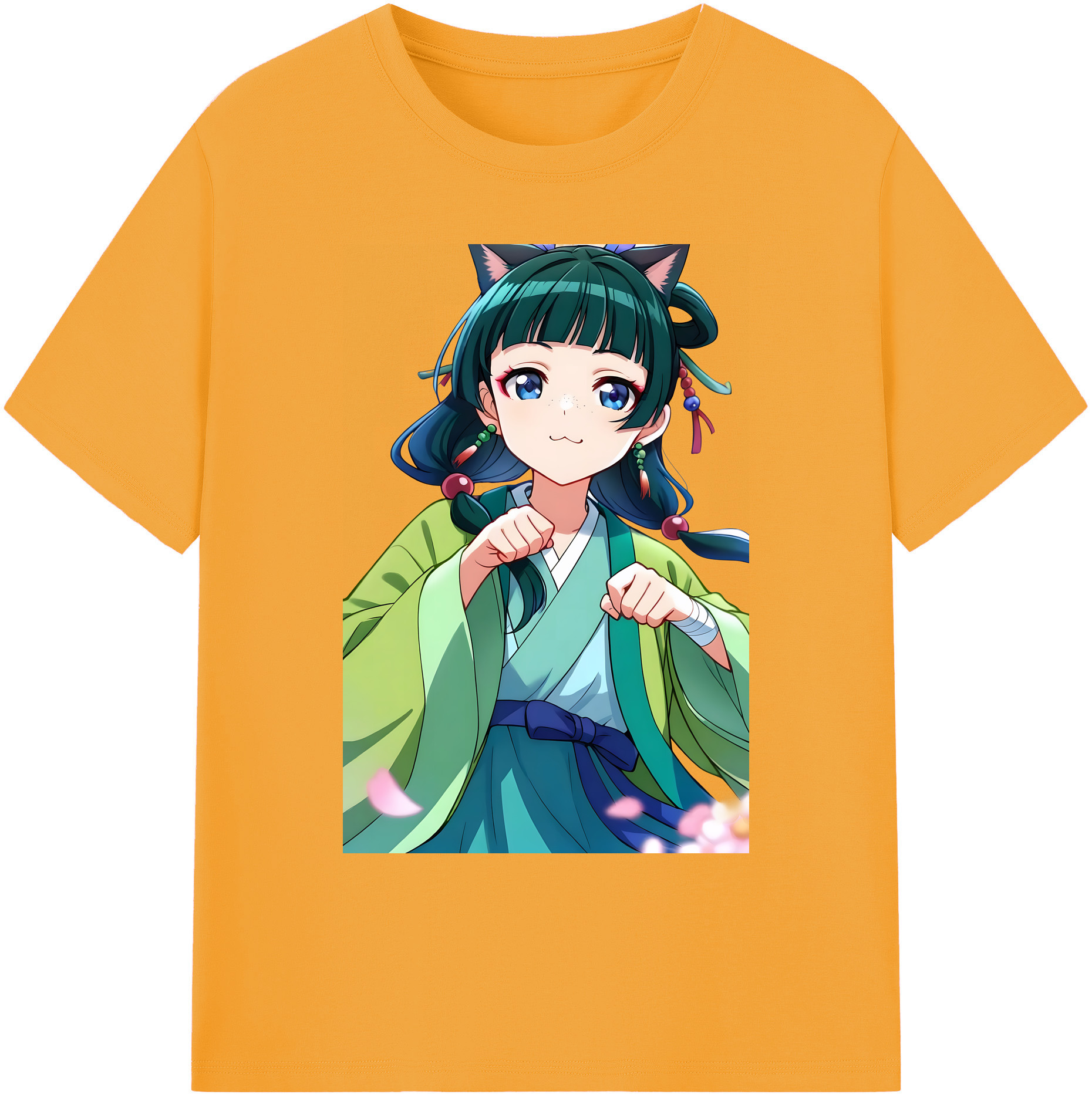 （画像用） 薬屋のひとりごと The Apothecary Diaries 綿100％ メンズ半袖Tシャツ｜肌触りやわらか＆通気性