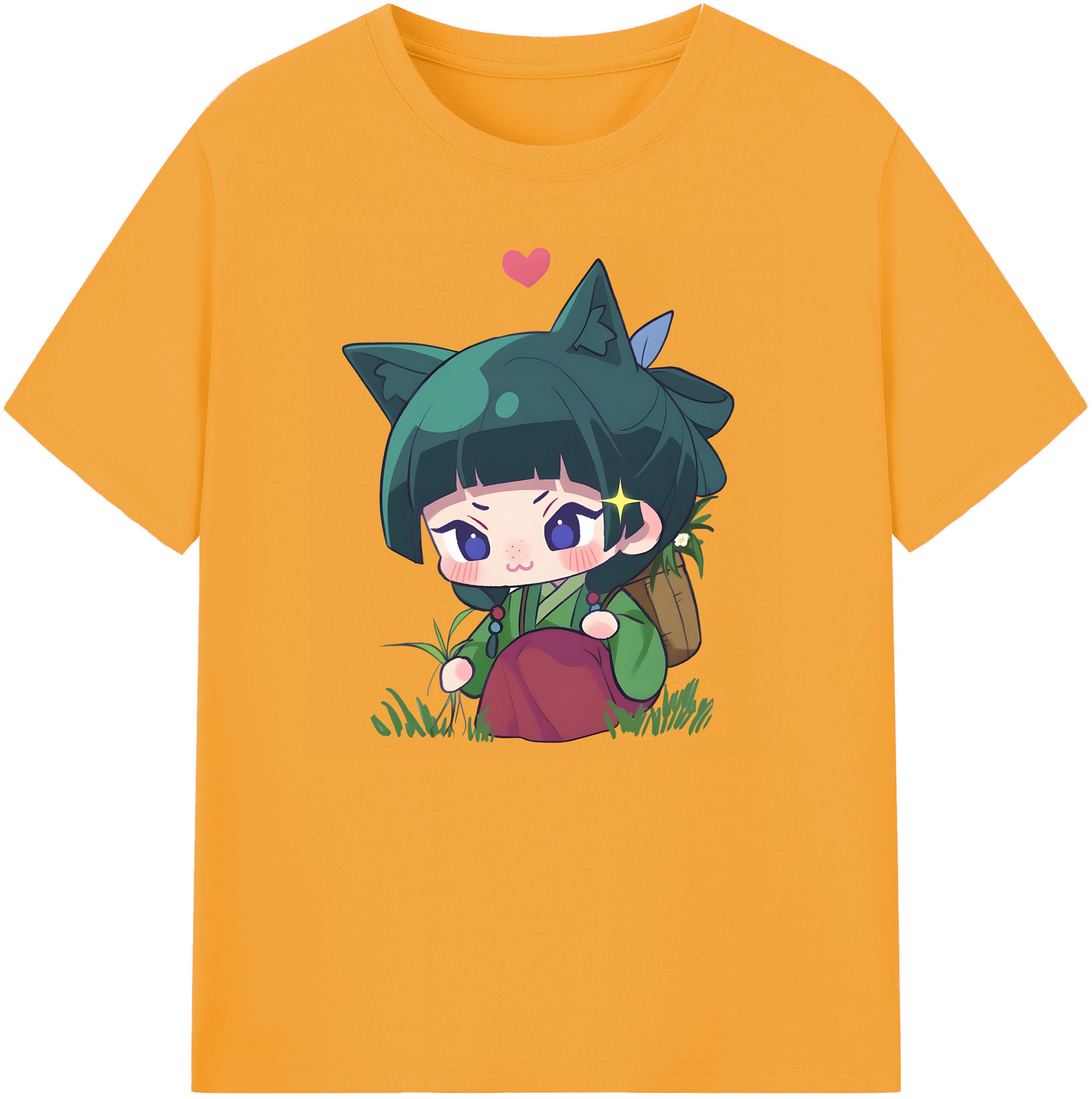 （画像用） 薬屋のひとりごと The Apothecary Diaries 綿100％ メンズ半袖Tシャツ｜肌触りやわらか＆通気性
