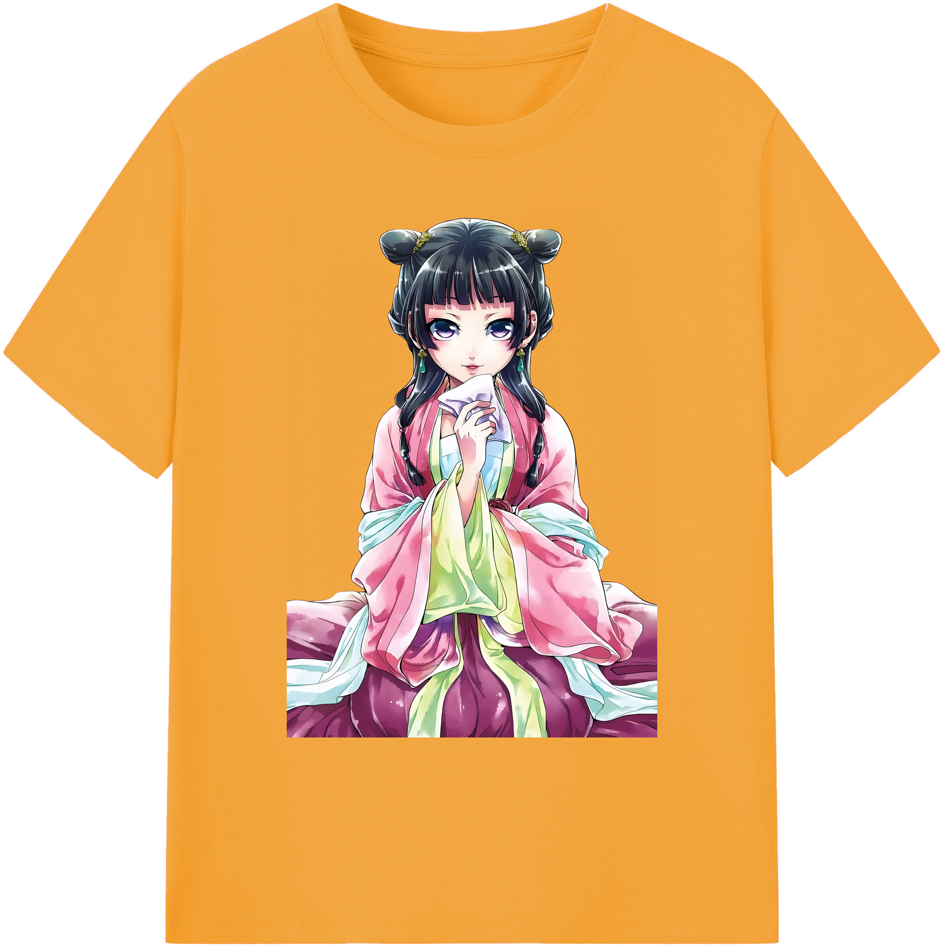 （画像用） 薬屋のひとりごと The Apothecary Diaries 綿100％ メンズ半袖Tシャツ｜肌触りやわらか＆通気性