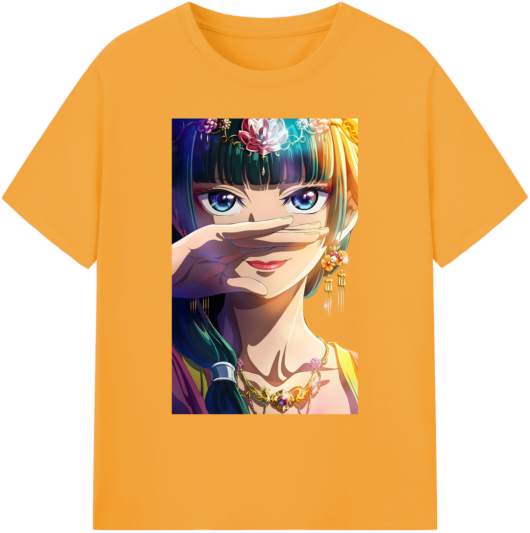 （画像用） 薬屋のひとりごと The Apothecary Diaries 綿100％ メンズ半袖Tシャツ｜肌触りやわらか＆通気性