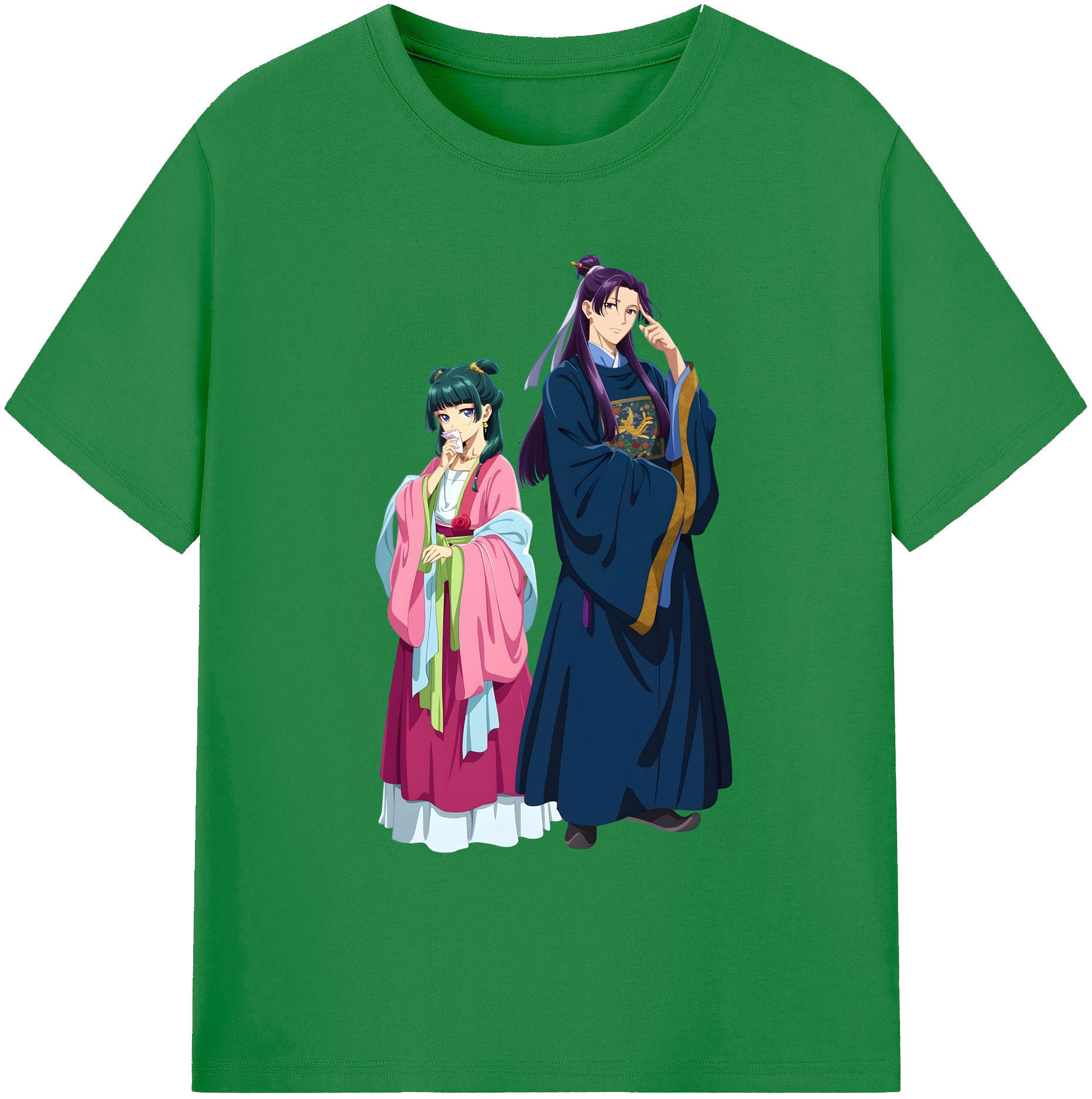 （画像用） 薬屋のひとりごと The Apothecary Diaries 綿100％ メンズ半袖Tシャツ｜肌触りやわらか＆通気性