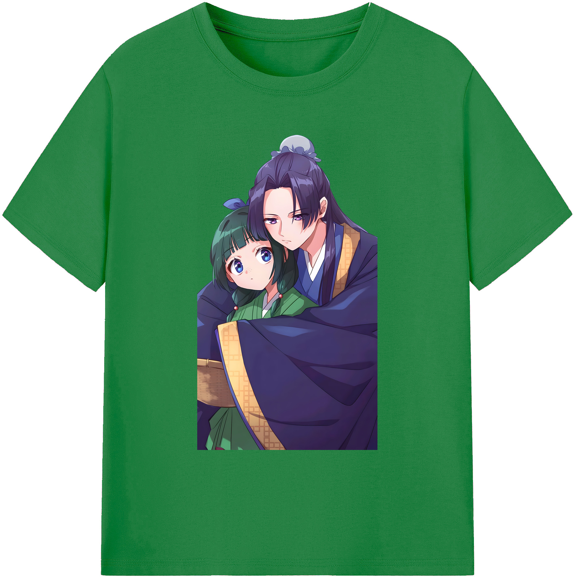 （画像用） 薬屋のひとりごと The Apothecary Diaries 綿100％ メンズ半袖Tシャツ｜肌触りやわらか＆通気性