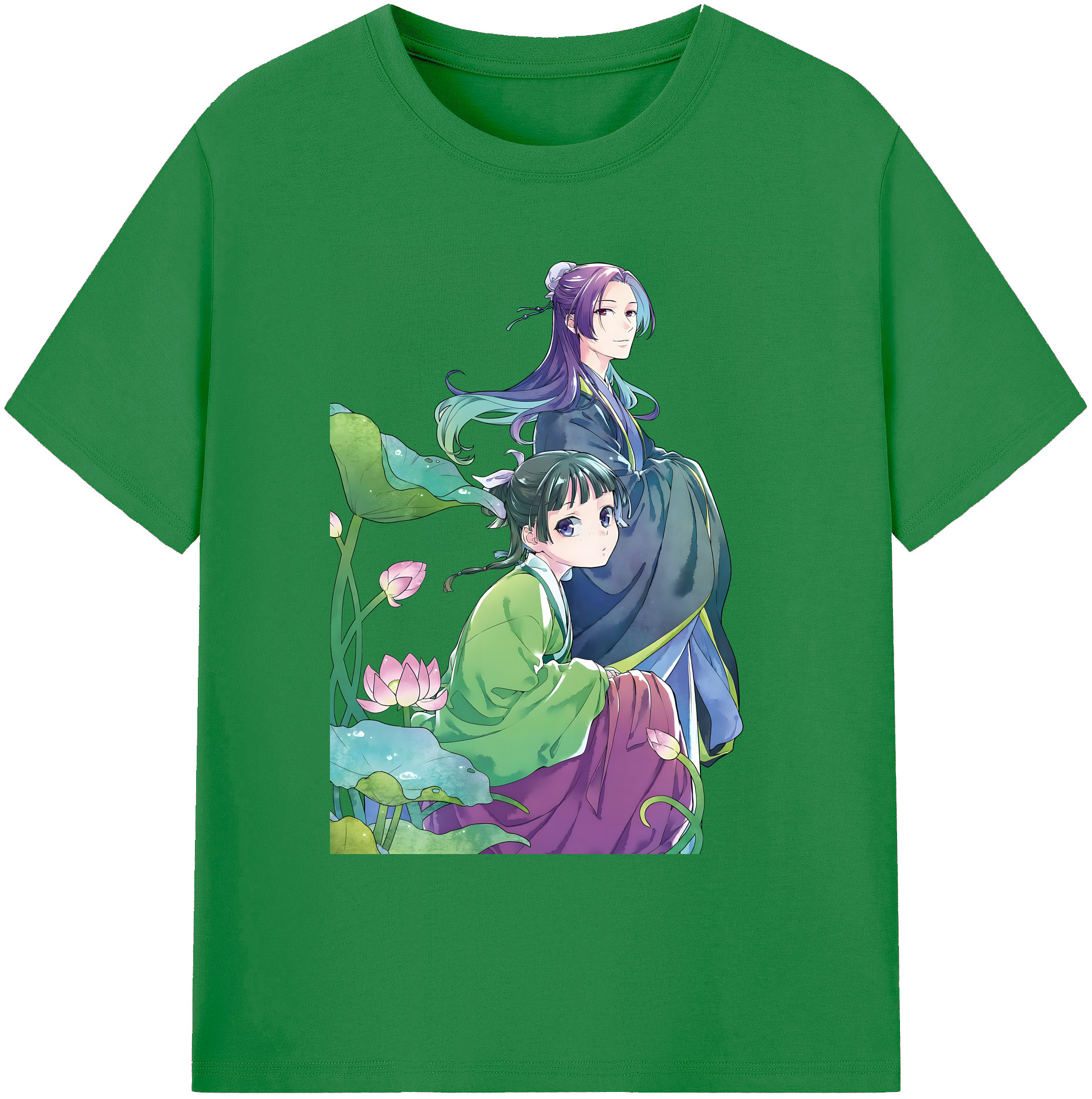 （画像用） 薬屋のひとりごと The Apothecary Diaries 綿100％ メンズ半袖Tシャツ｜肌触りやわらか＆通気性